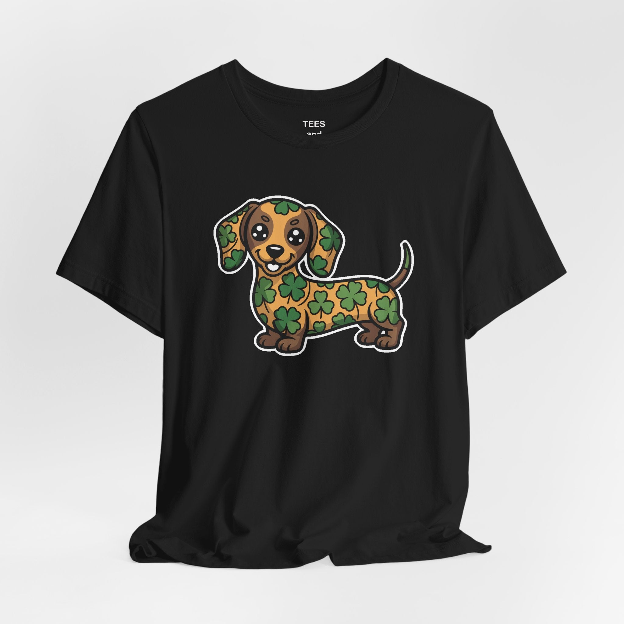 Clover Puppy Tee | St. Patrick's Day Lucky Dog Shirt
