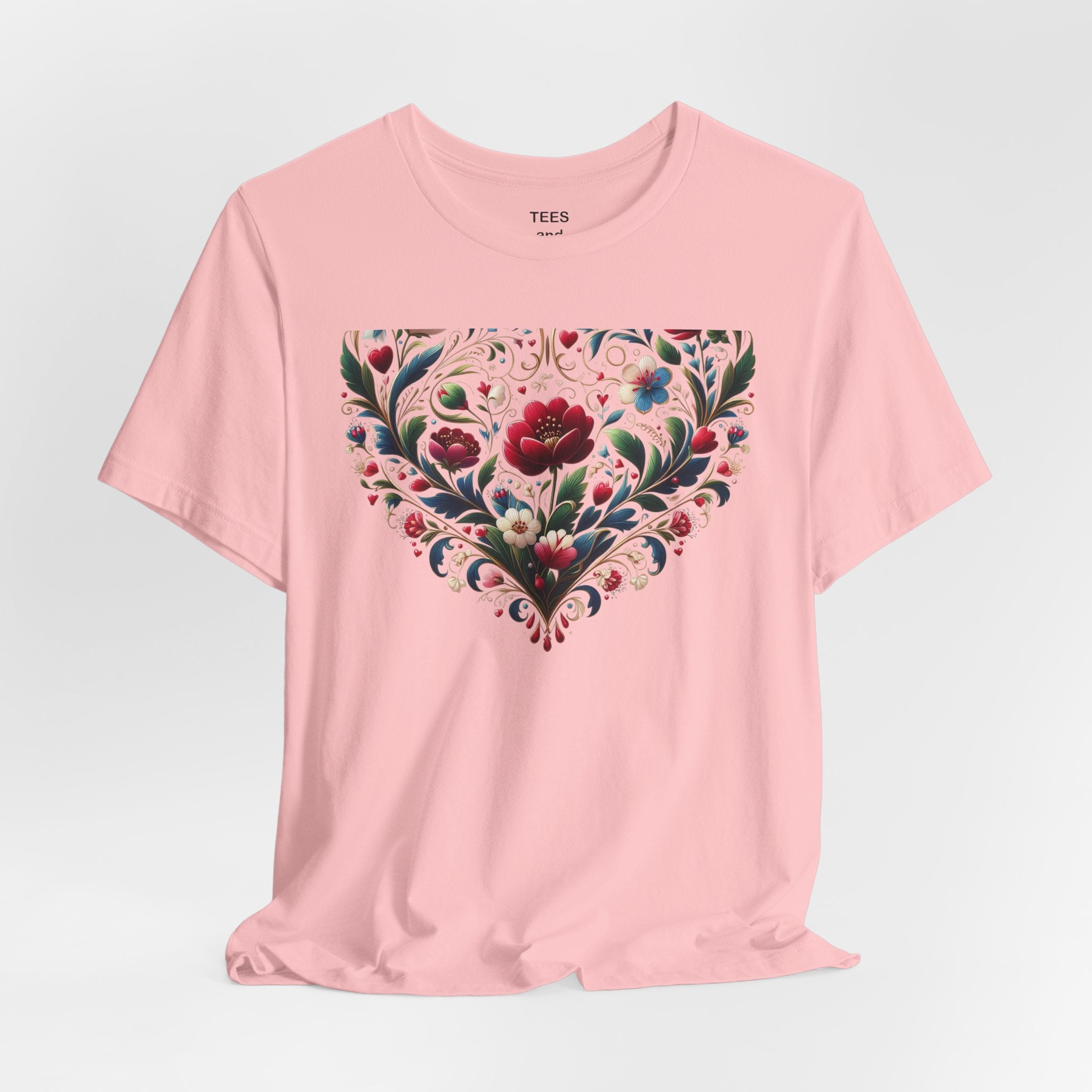 You Are Hanging Heart Tags Tee | Heart Phrase Shirt, Cute Valentine Design