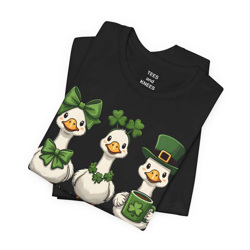 St. Patrick's Day Duck Trio T-Shirt | Lucky Ducks Tee
