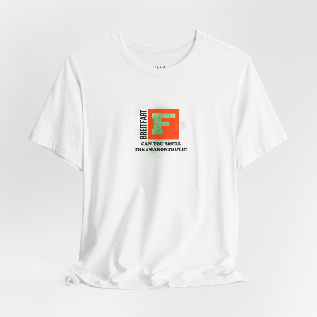 Breitfart Funny Political Parody T-Shirt | Satirical Media Logo | War On Truth Tee