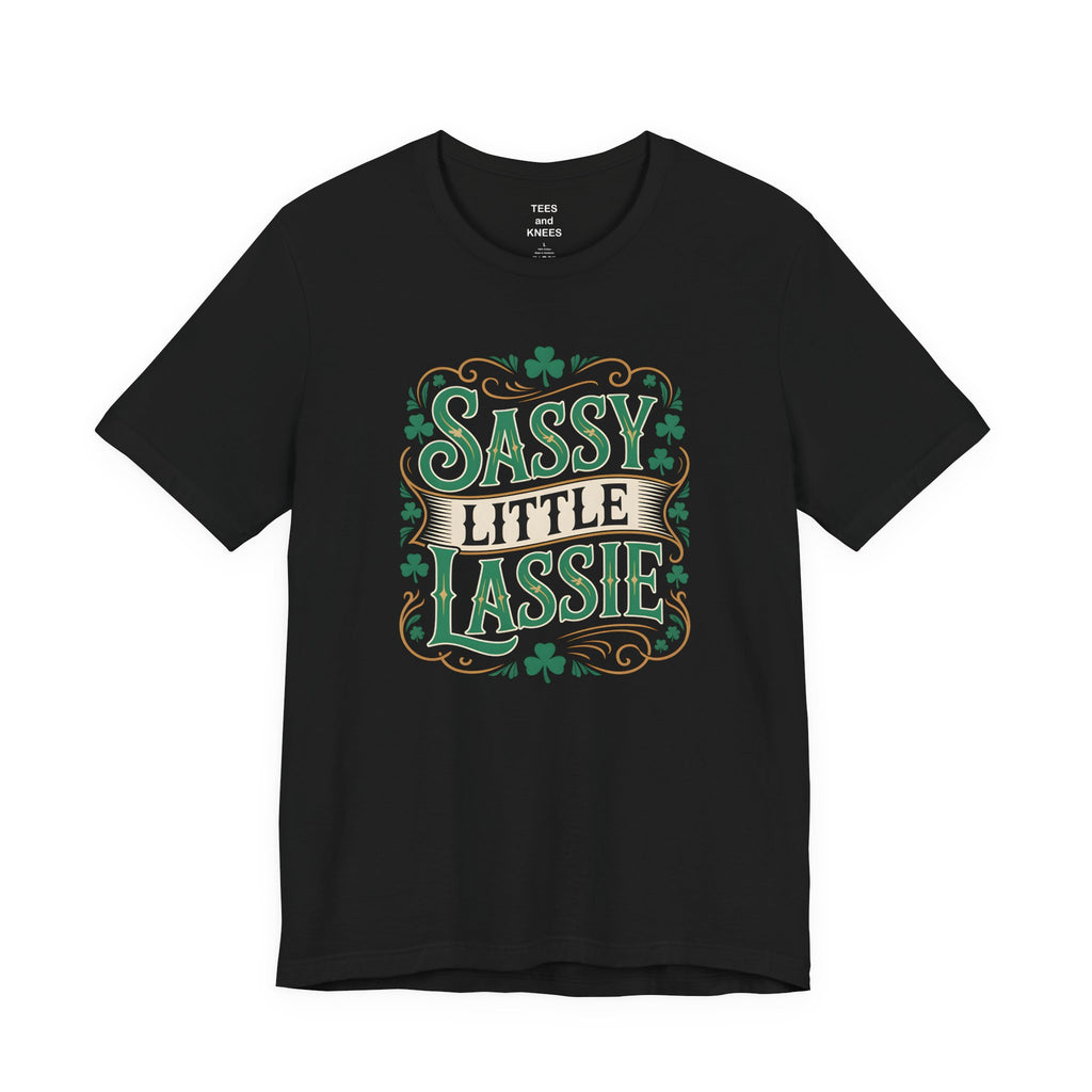 Sassy Little Lassie T-Shirt — St. Patrick’s Day Shamrock Tee