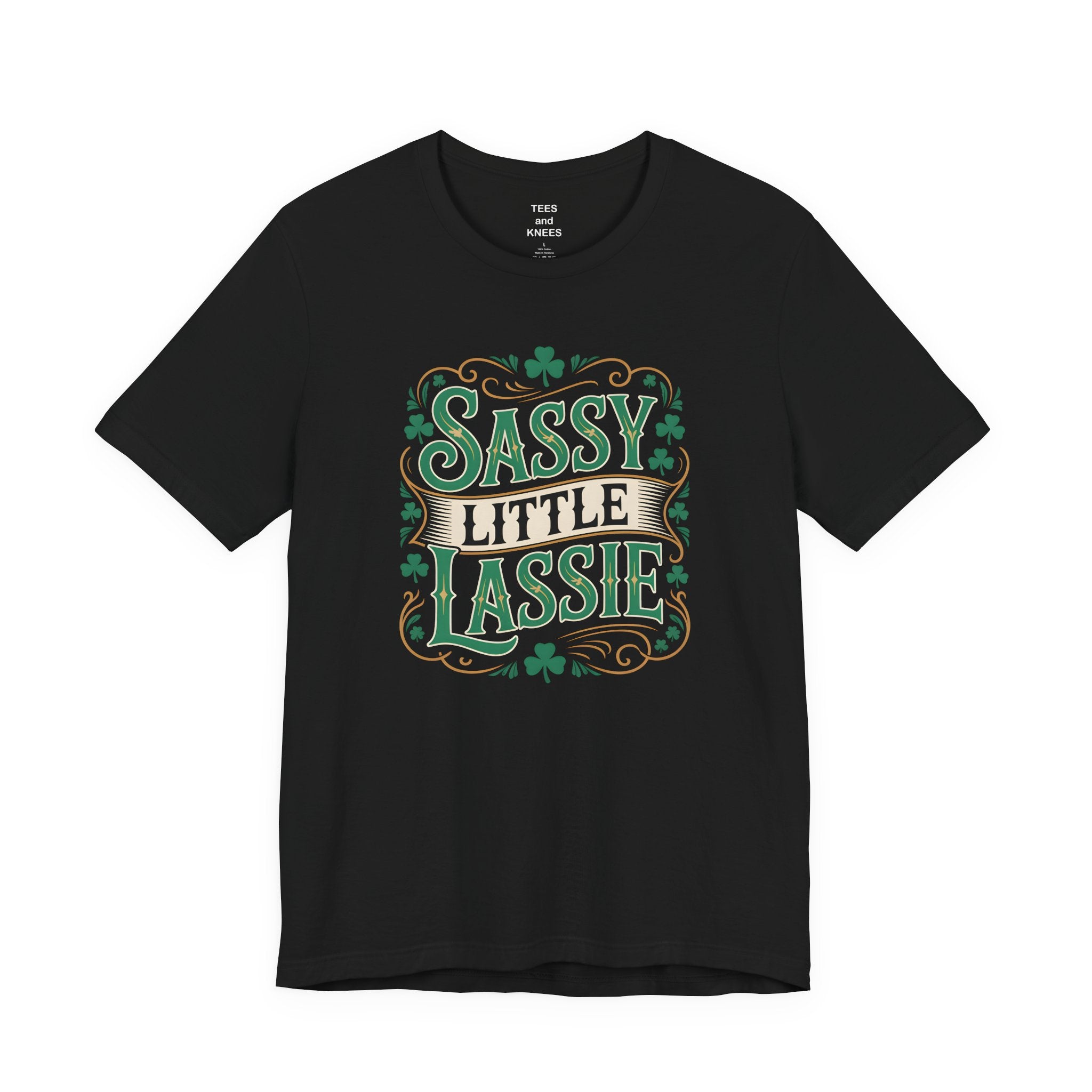 Sassy Little Lassie T-Shirt — St. Patrick’s Day Shamrock Tee