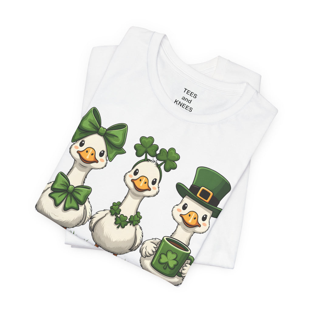 St. Patrick's Day Duck Trio T-Shirt | Lucky Ducks Tee
