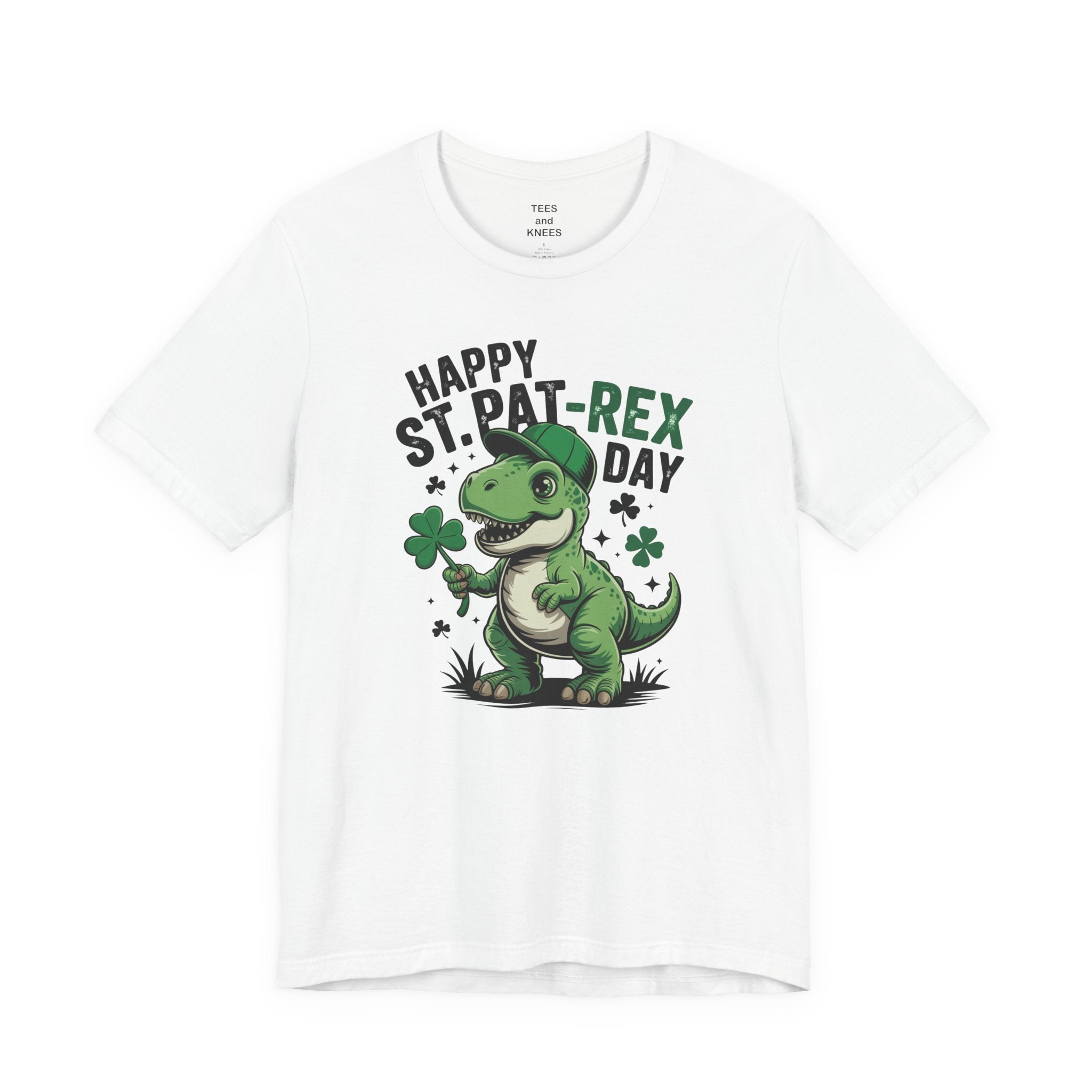 Happy St. Pat-Rex Day T-Shirt | St. Patrick's Day Dino Tee