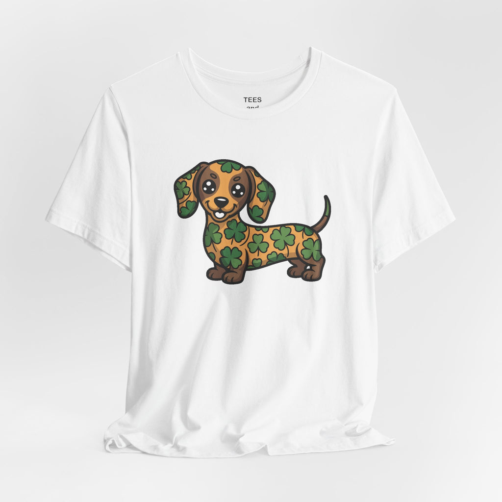 Clover Puppy Tee | St. Patrick's Day Lucky Dog Shirt