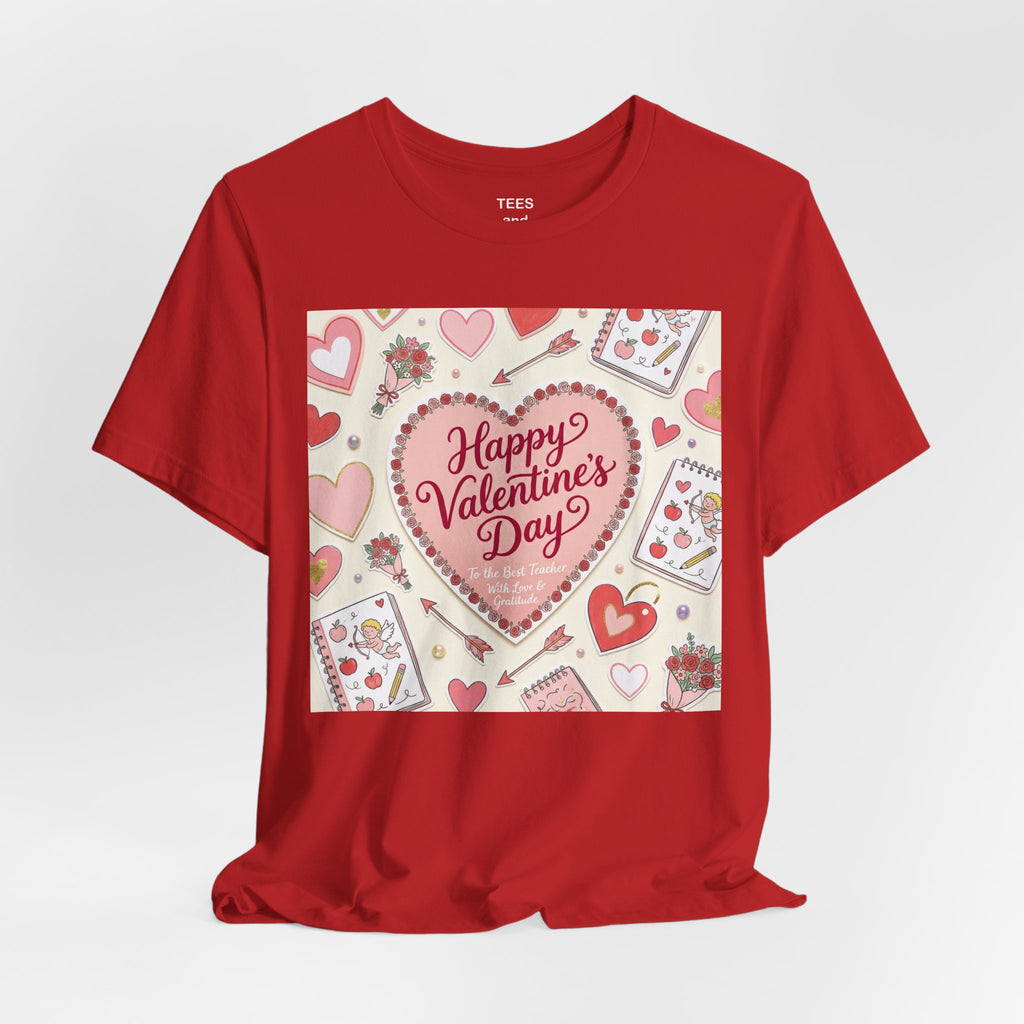 Floral Folk Heart Tee | Heart Floral T-Shirt, Vintage Folk Art
