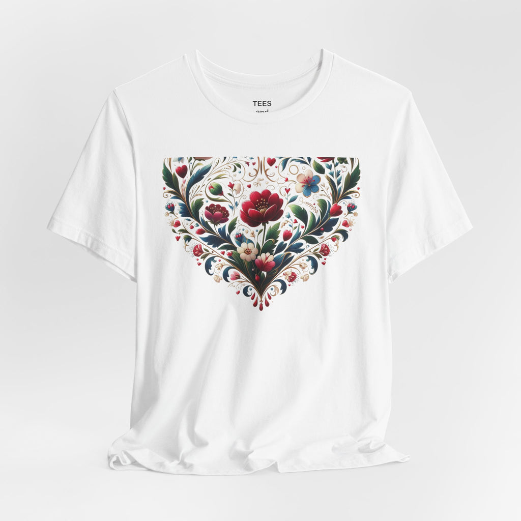 You Are Hanging Heart Tags Tee | Heart Phrase Shirt, Cute Valentine Design