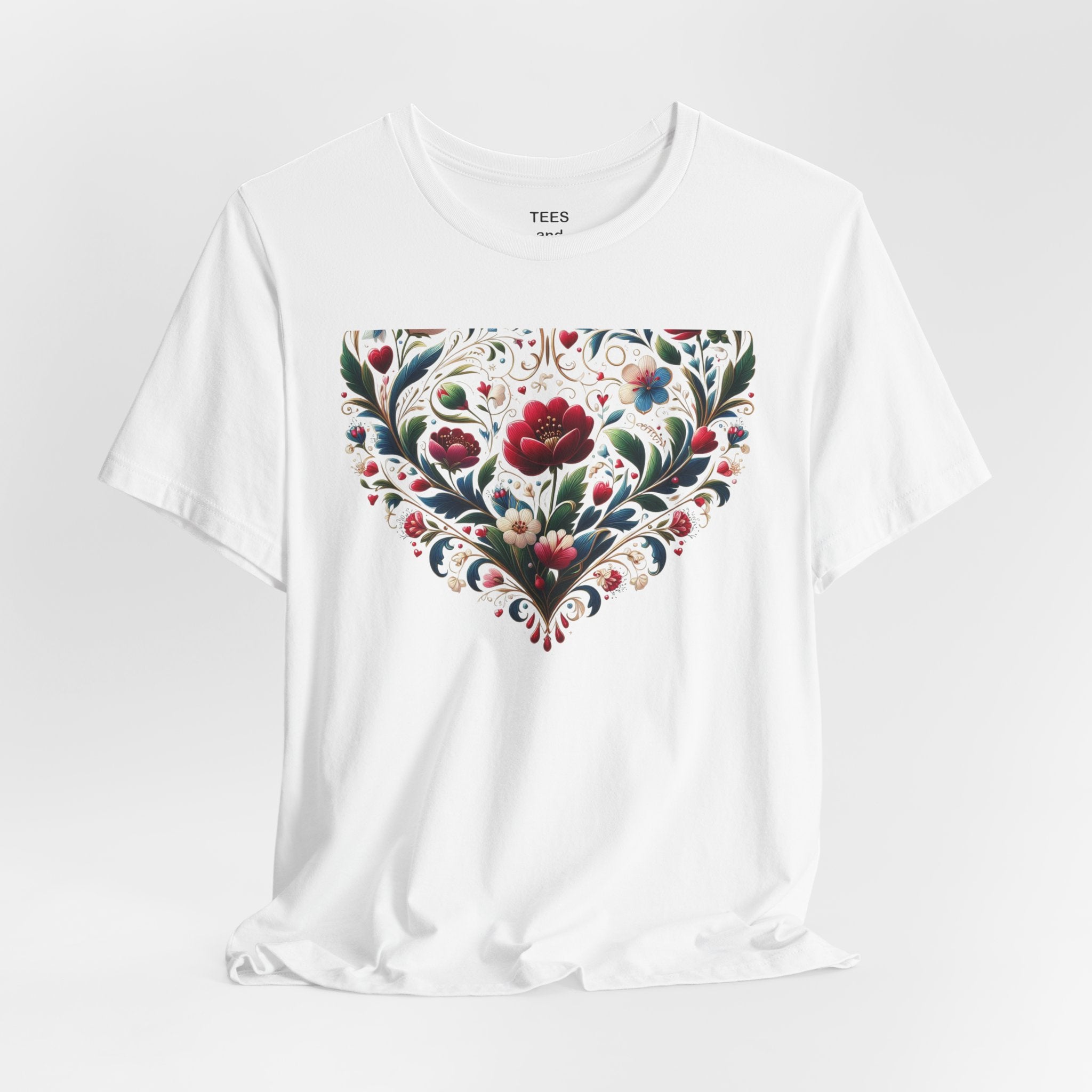 You Are Hanging Heart Tags Tee | Heart Phrase Shirt, Cute Valentine Design