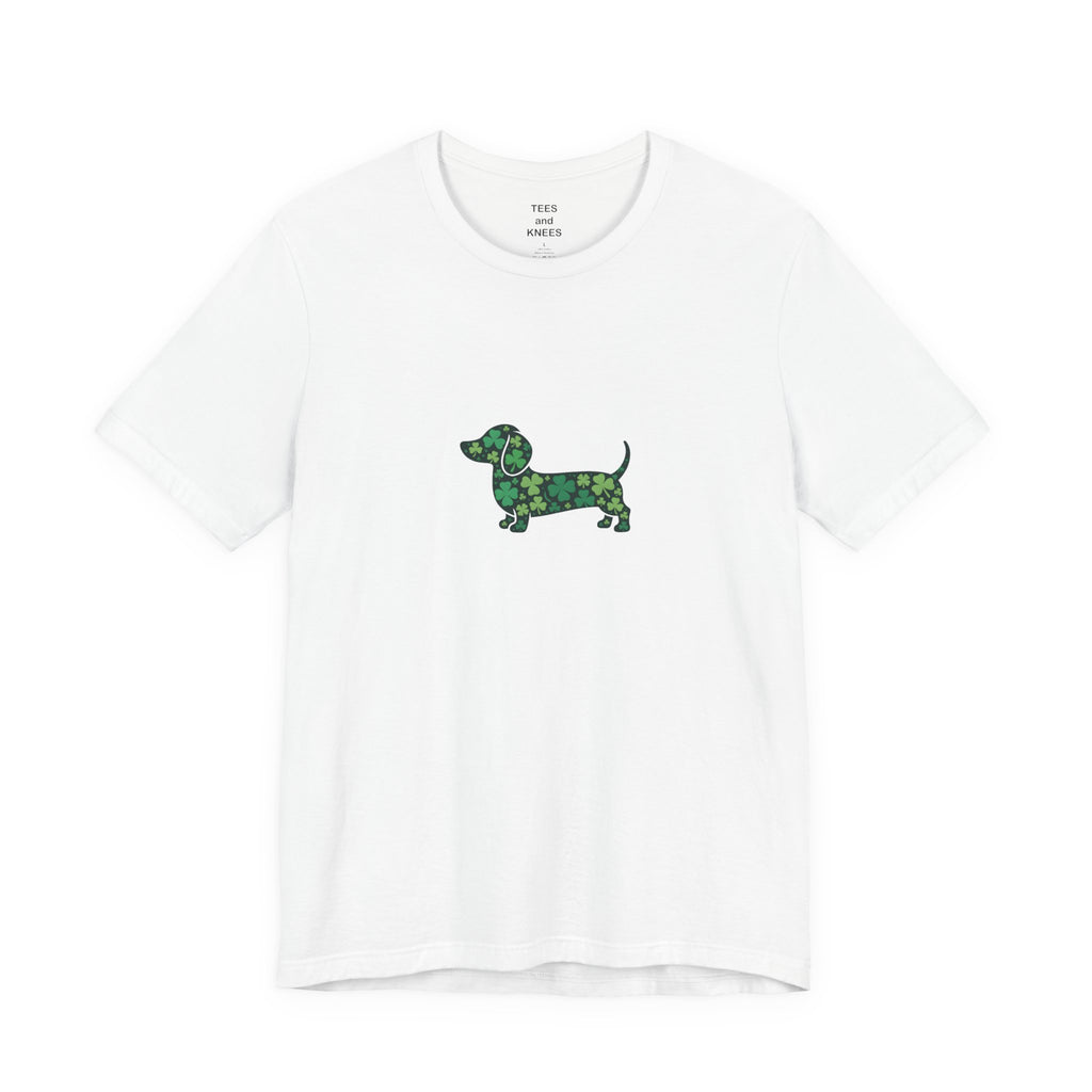 Lucky Dachshund St Patricks Day Shamrock Irish Dog Lover T-Shirt
