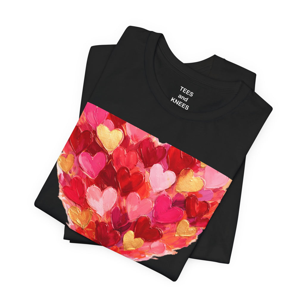 Valentine's Day Heart Tee — "Happy Valentine's Day" Graphic T‑Shirt