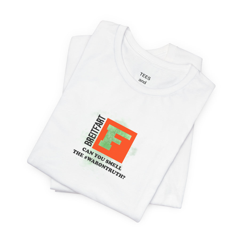 Breitfart Funny Political Parody T-Shirt | Satirical Media Logo | War On Truth Tee