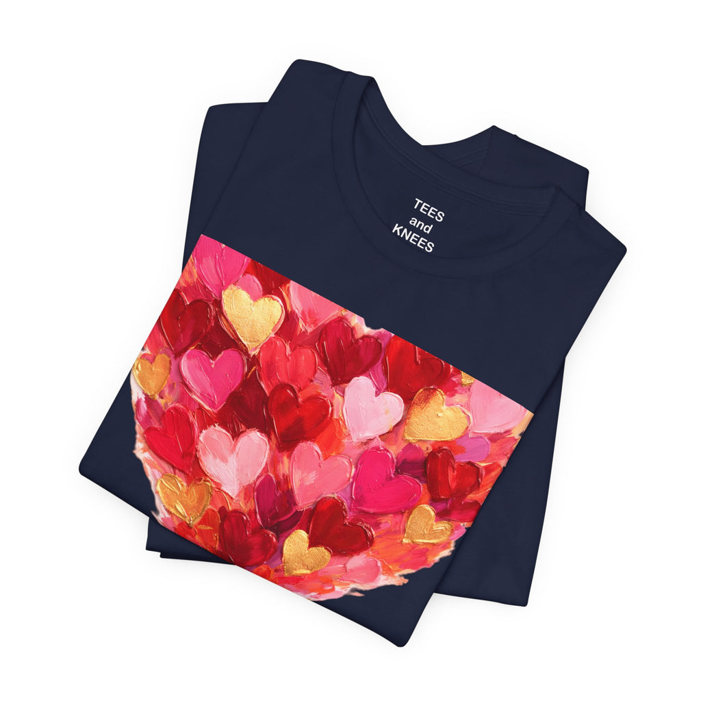 Valentine's Day Heart Tee — "Happy Valentine's Day" Graphic T‑Shirt