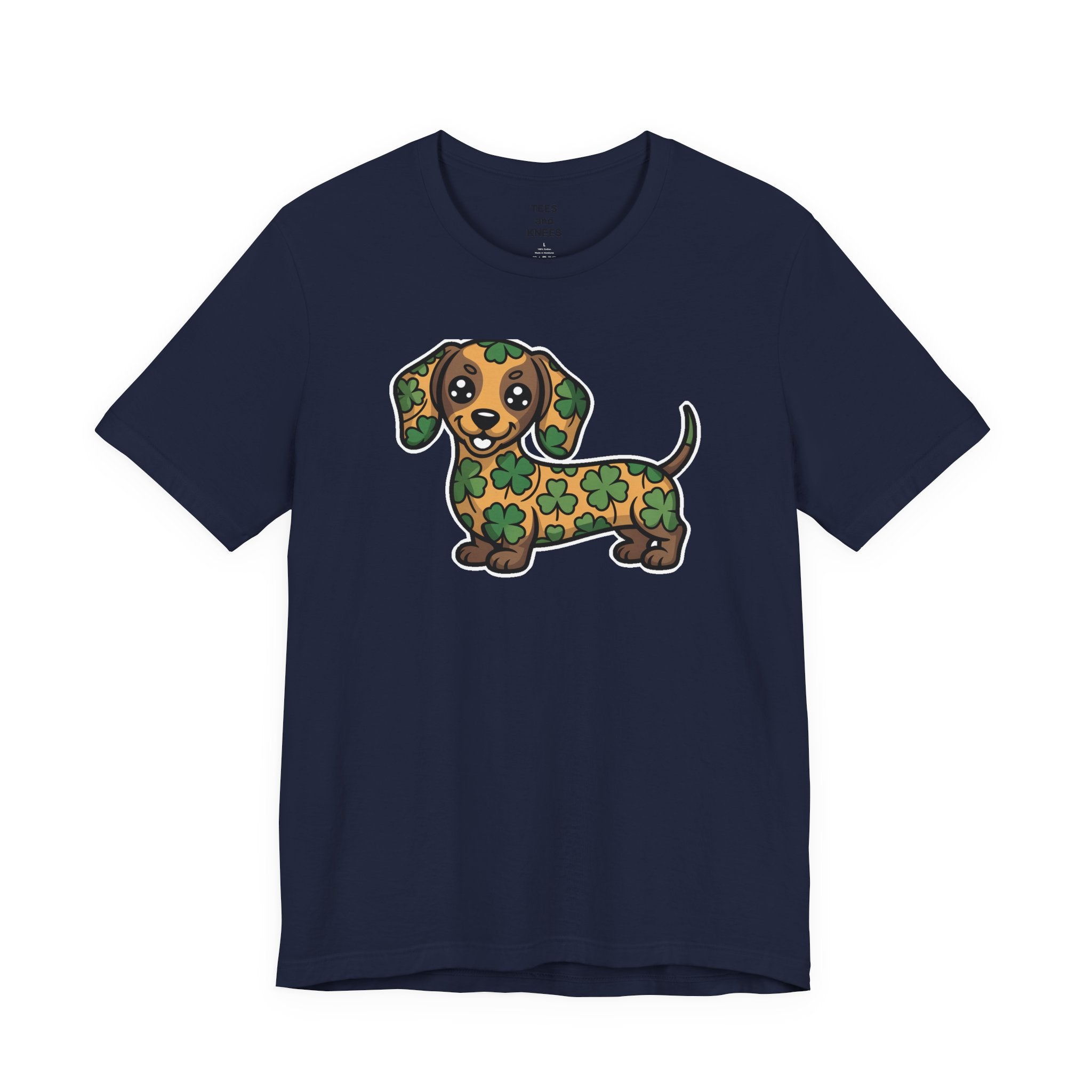Lucky Dachshund St Patricks Day Shamrock Irish Dog Lover T-Shirt
