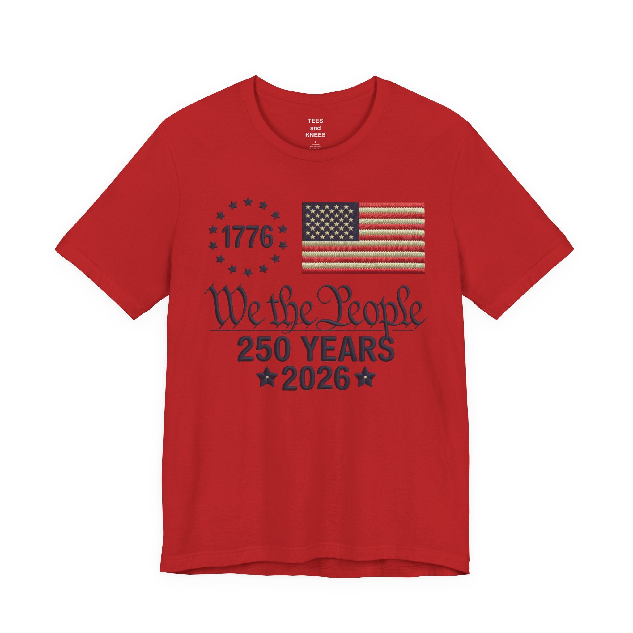 We the People 250 Years 1776 American Flag T-Shirt | 2026 Independence