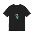 Lucky Cat St Patricks Day Shirt Irish Shamrock Cat Mom Cat Dad Tee