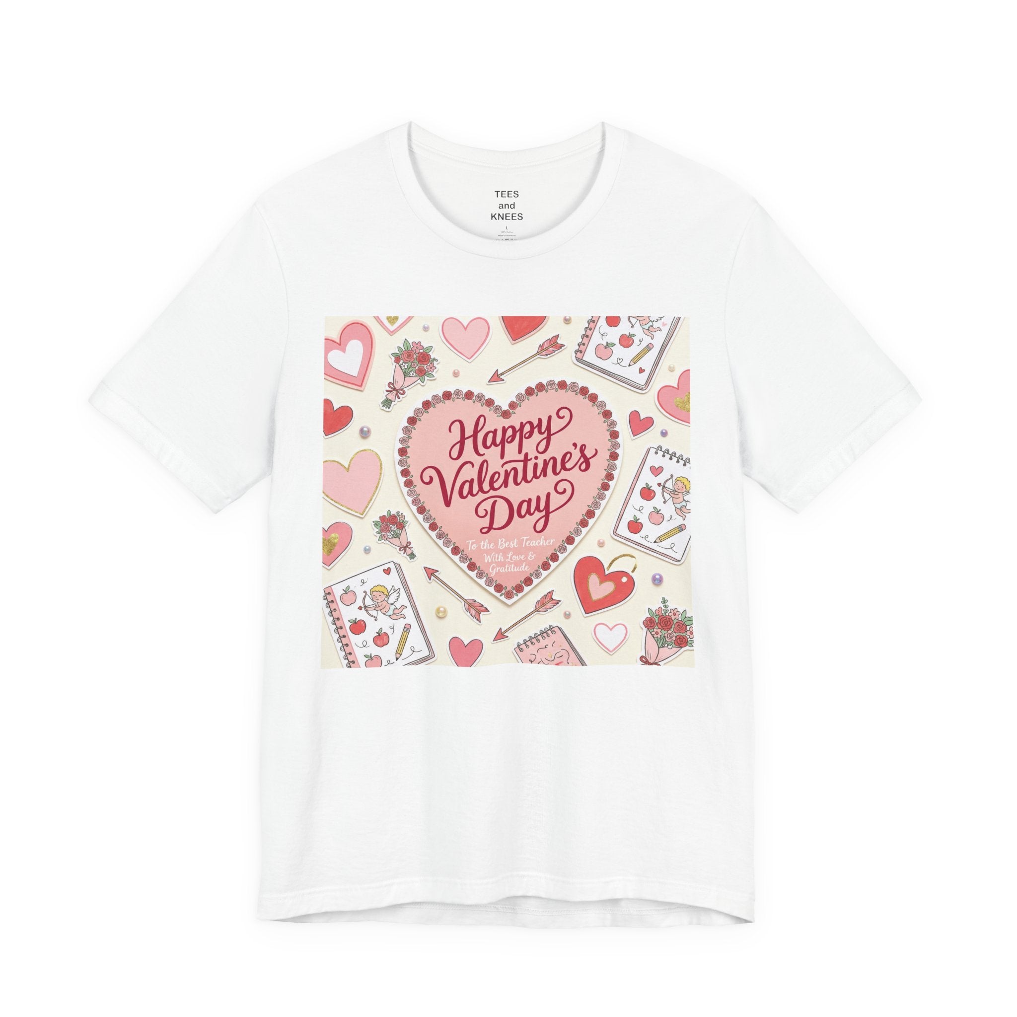 Floral Folk Heart Tee | Heart Floral T-Shirt, Vintage Folk Art