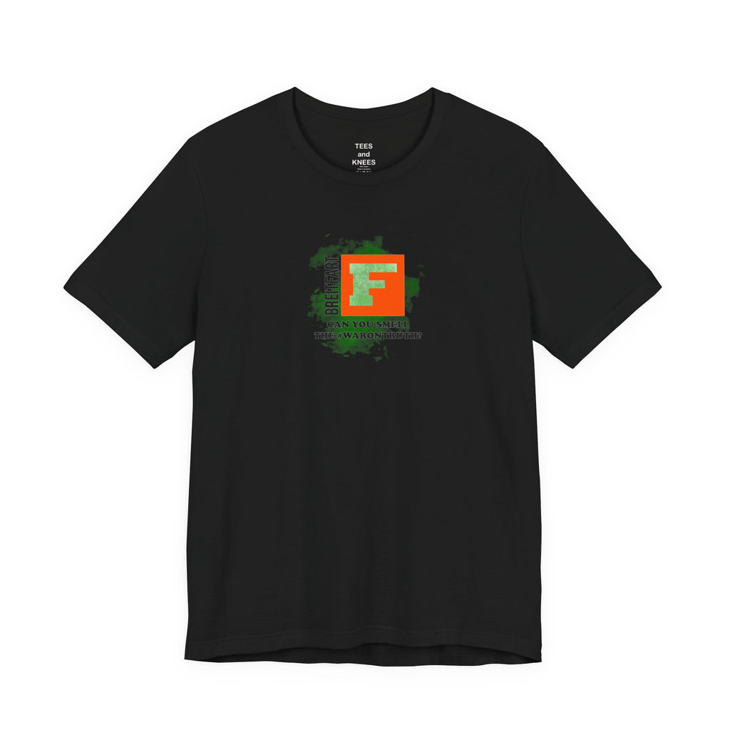 Breitfart Funny Political Parody T-Shirt | Satirical Media Logo | War On Truth Tee