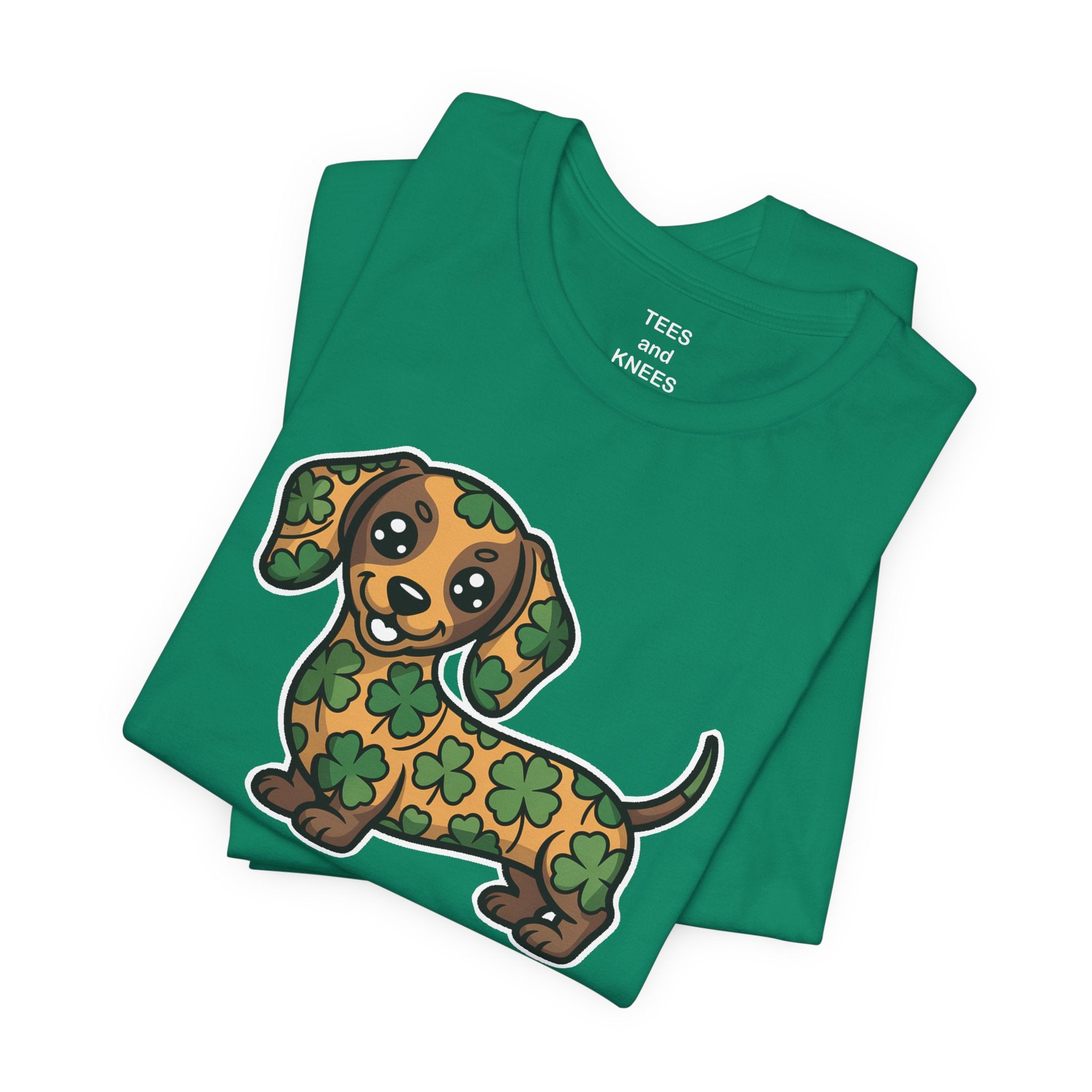 Clover Puppy Tee | St. Patrick's Day Lucky Dog Shirt