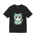 Lucky Cat St Patrick's Day Shirt | Shamrock Kitty Tee