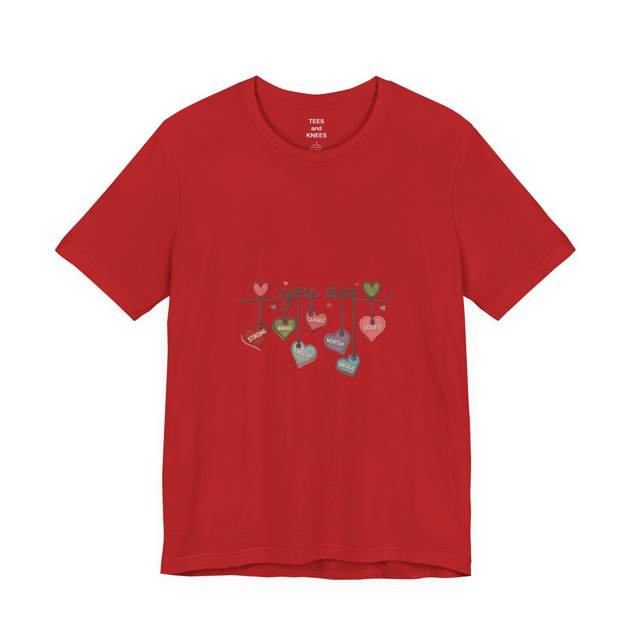 Watercolor Heart Doodle Tee | Heart Pattern T-Shirt, Valentine Shirt