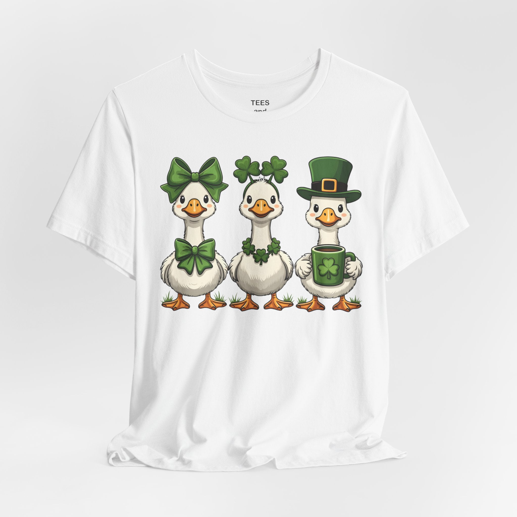St. Patrick's Day Duck Trio T-Shirt | Lucky Ducks Tee