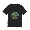 Shamrock Dachshund Puppy Tee | St. Patrick's Day Clover Dog Shirt