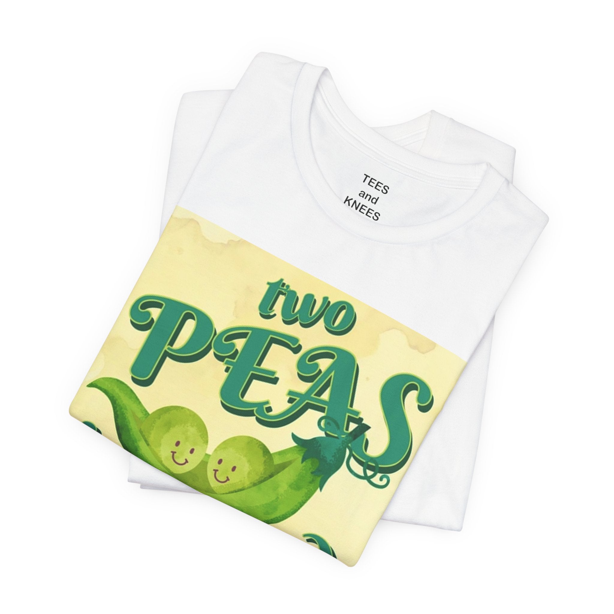 Two Peas in a Pod T-Shirt | Cute Couple Valentine's Day Matching Funny Love Tee