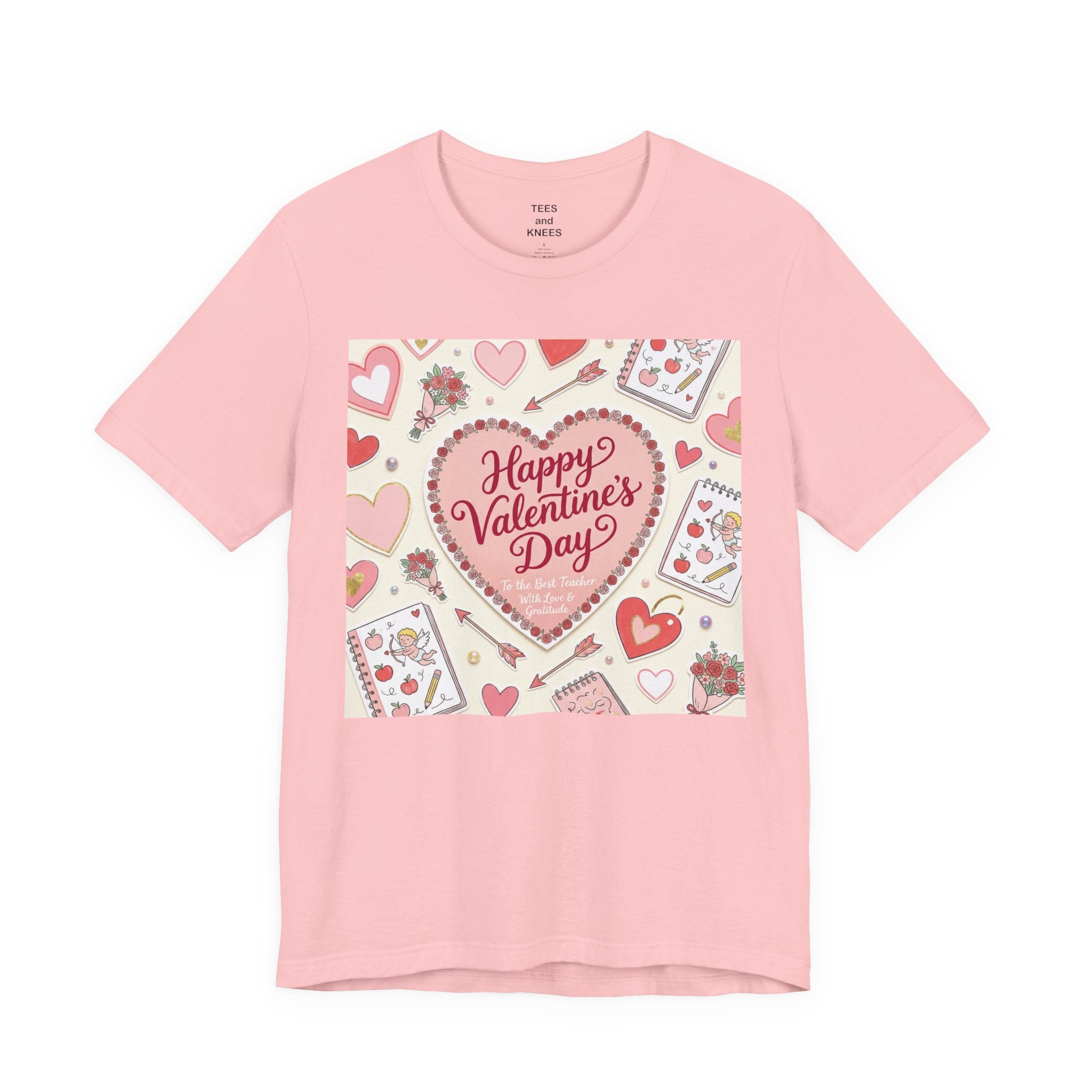 Floral Folk Heart Tee | Heart Floral T-Shirt, Vintage Folk Art