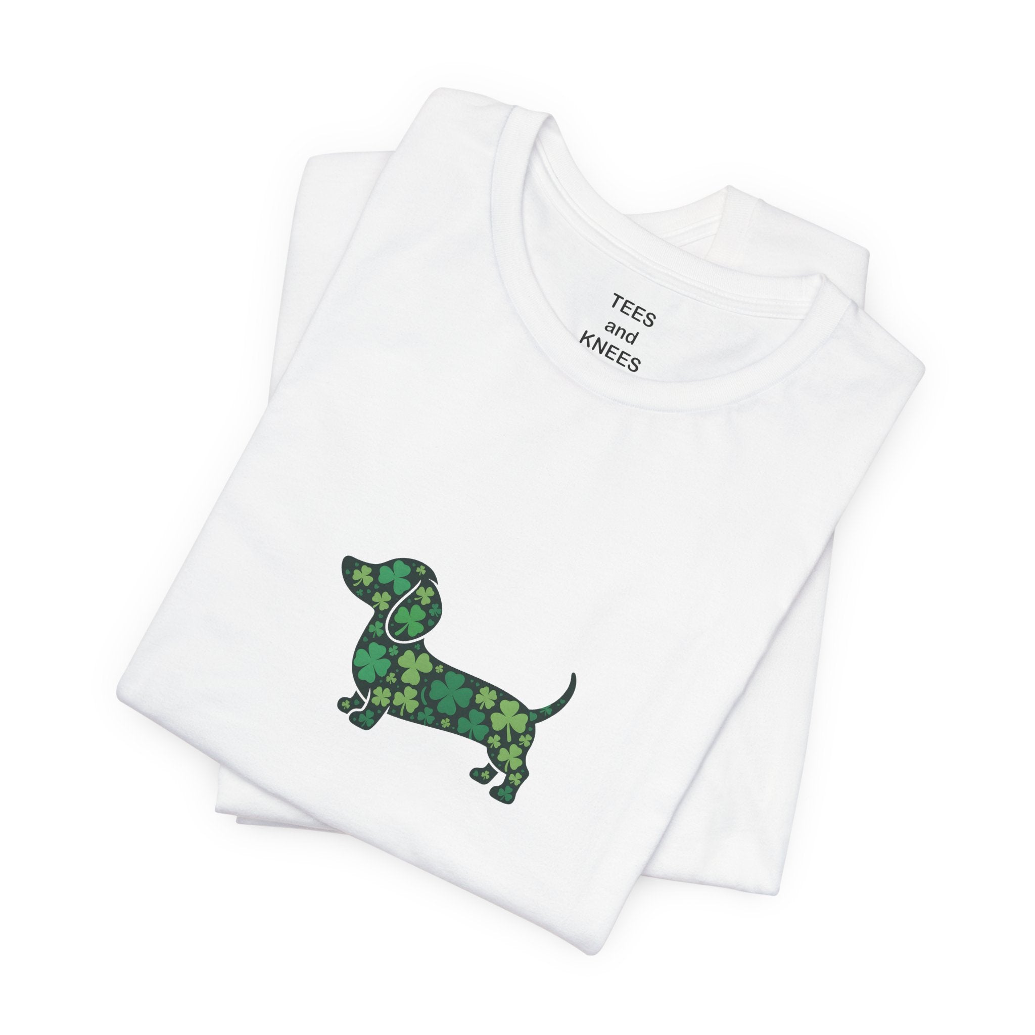 Lucky Dachshund St Patricks Day Shamrock Irish Dog Lover T-Shirt