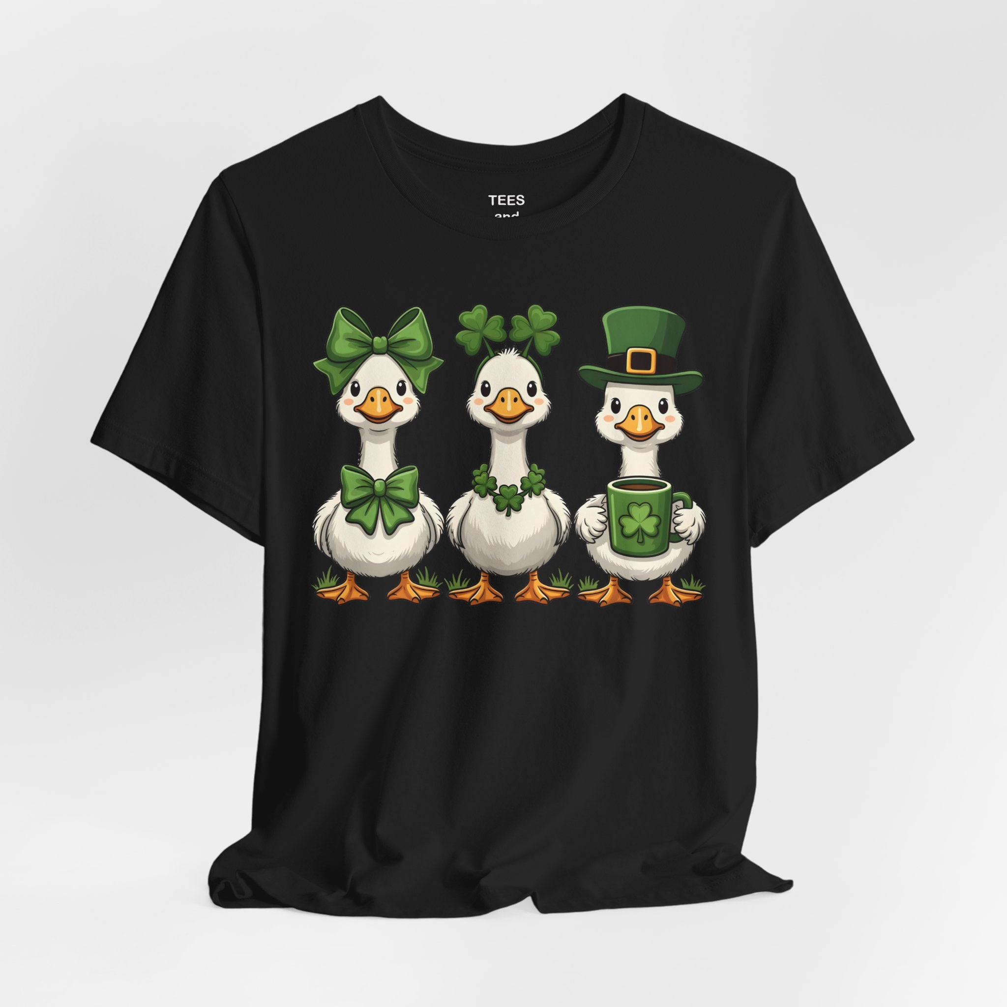 St. Patrick's Day Duck Trio T-Shirt | Lucky Ducks Tee