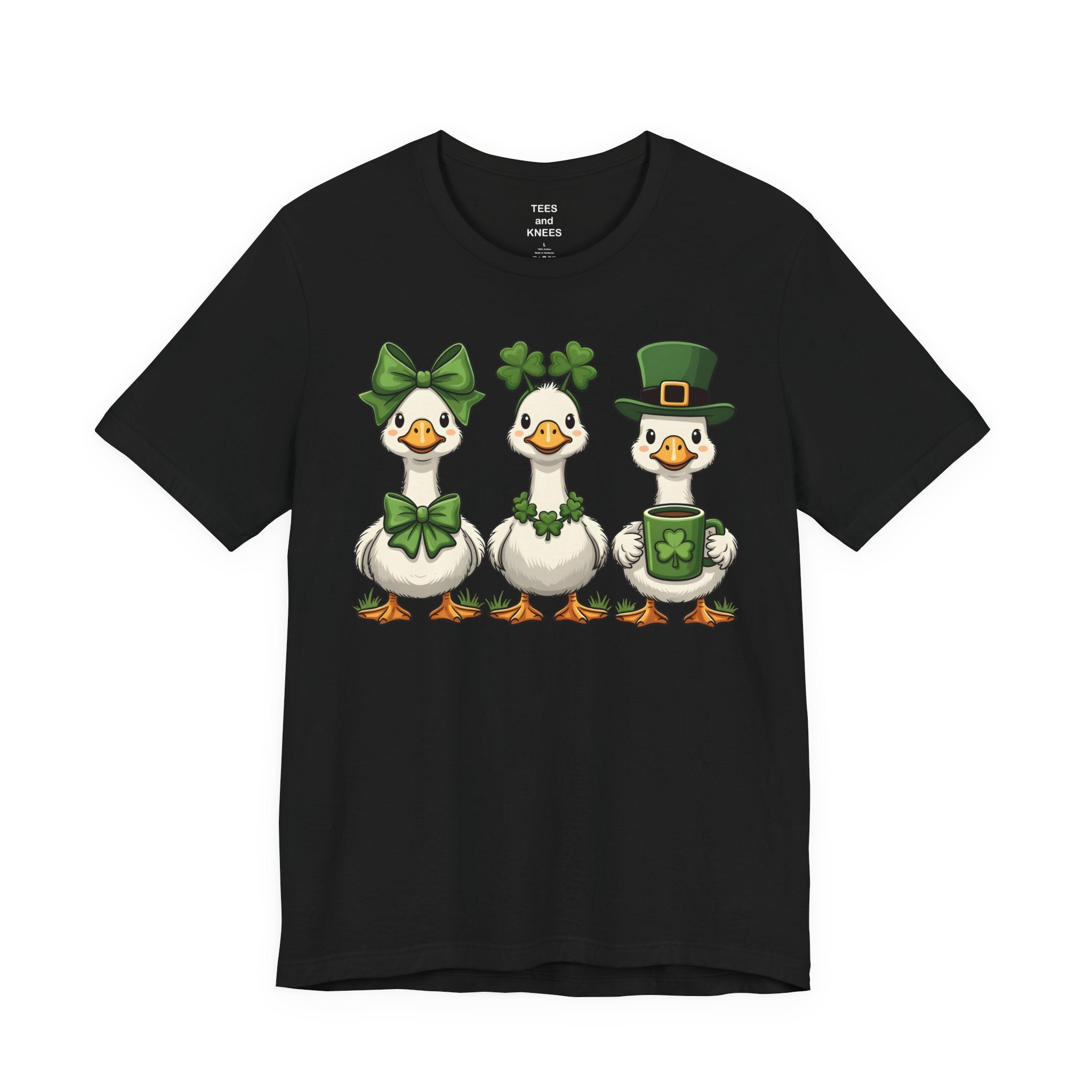 St. Patrick's Day Duck Trio T-Shirt | Lucky Ducks Tee