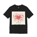 Valentine's Day Heart Card Tee - "Happy Valentine's Day" Graphic T-Shirt