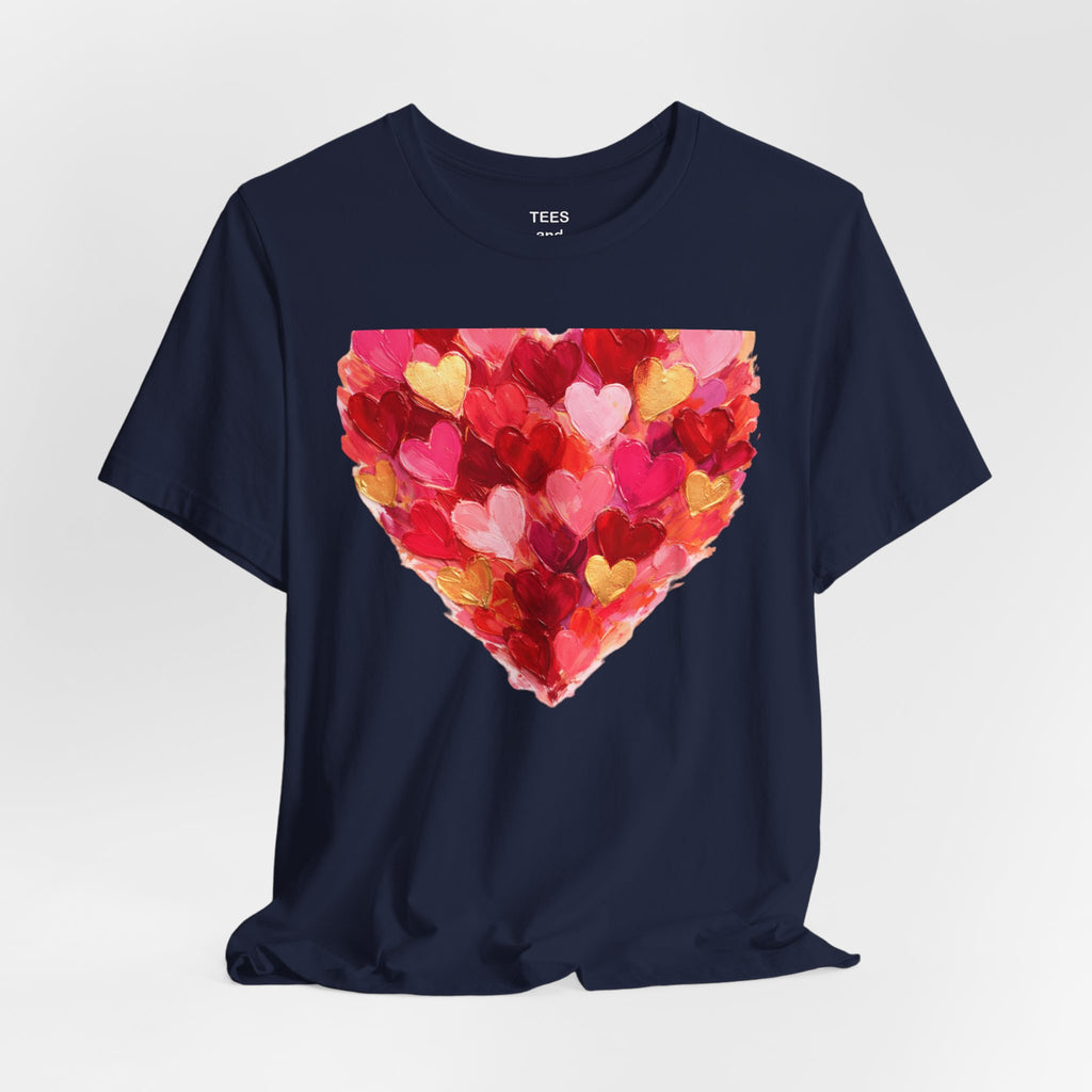 Valentine's Day Heart Tee — "Happy Valentine's Day" Graphic T‑Shirt