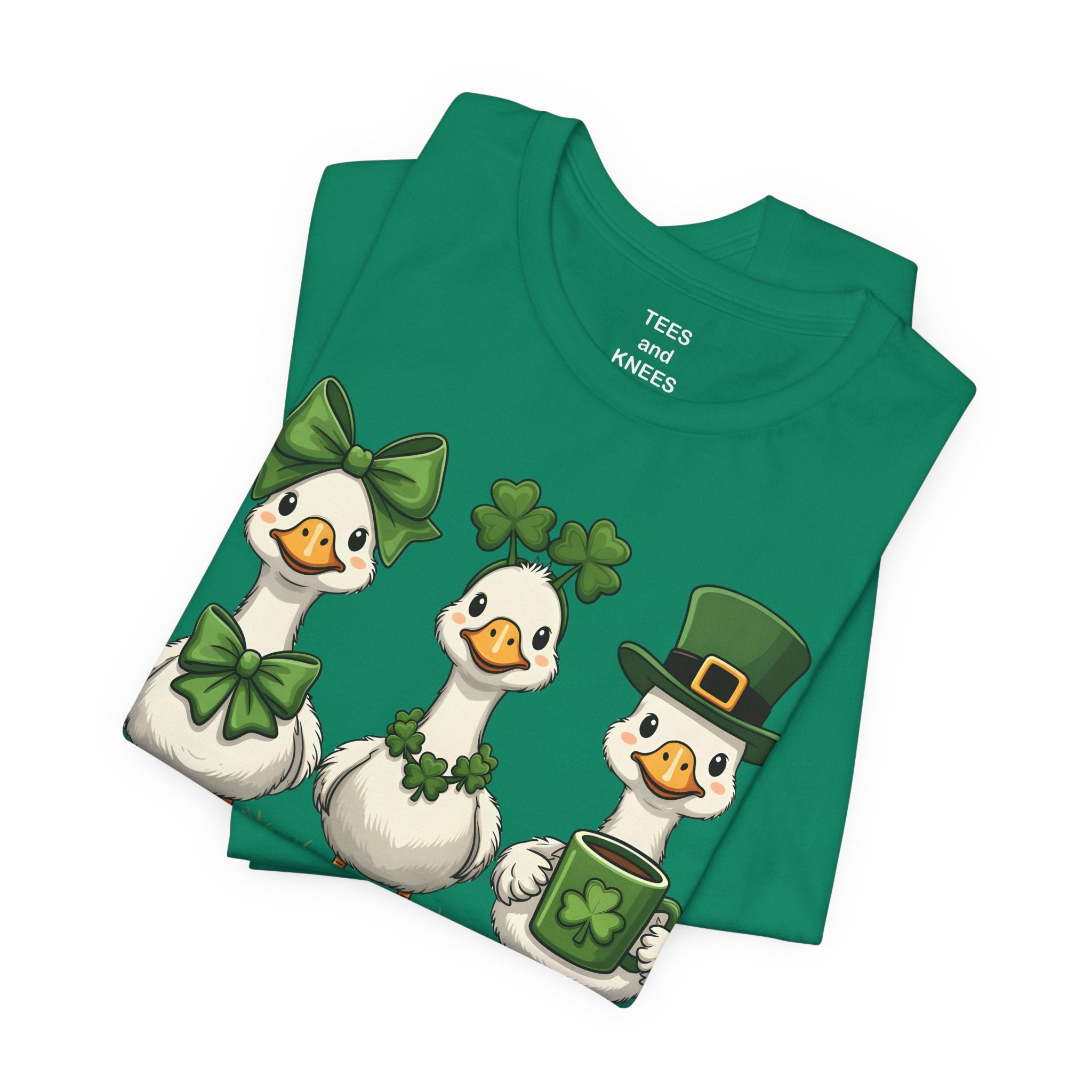 St. Patrick's Day Duck Trio T-Shirt | Lucky Ducks Tee