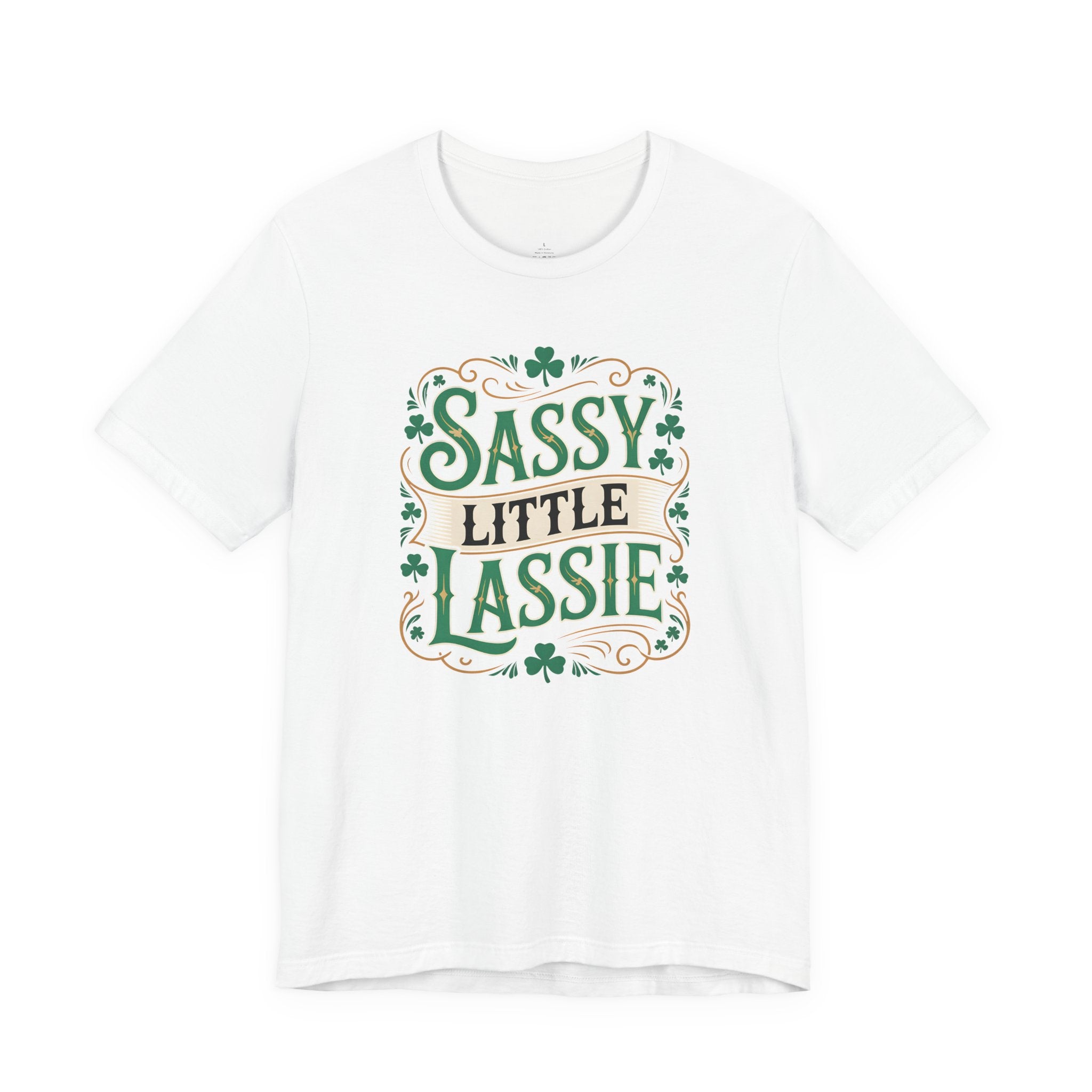 Sassy Little Lassie T-Shirt — St. Patrick’s Day Shamrock Tee