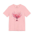 Heart Tree Tee | Pink Heart Tree Illustration, Valentines Shirt