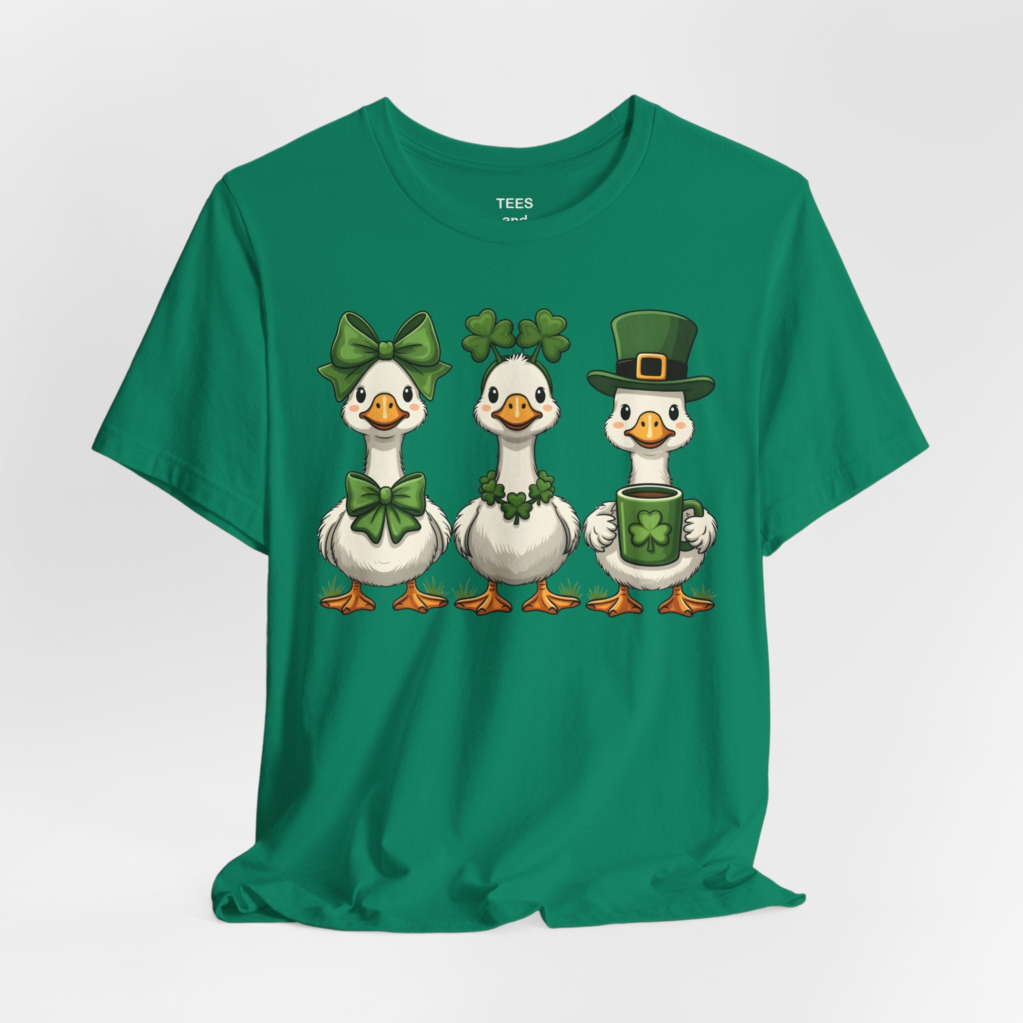 St. Patrick's Day Duck Trio T-Shirt | Lucky Ducks Tee