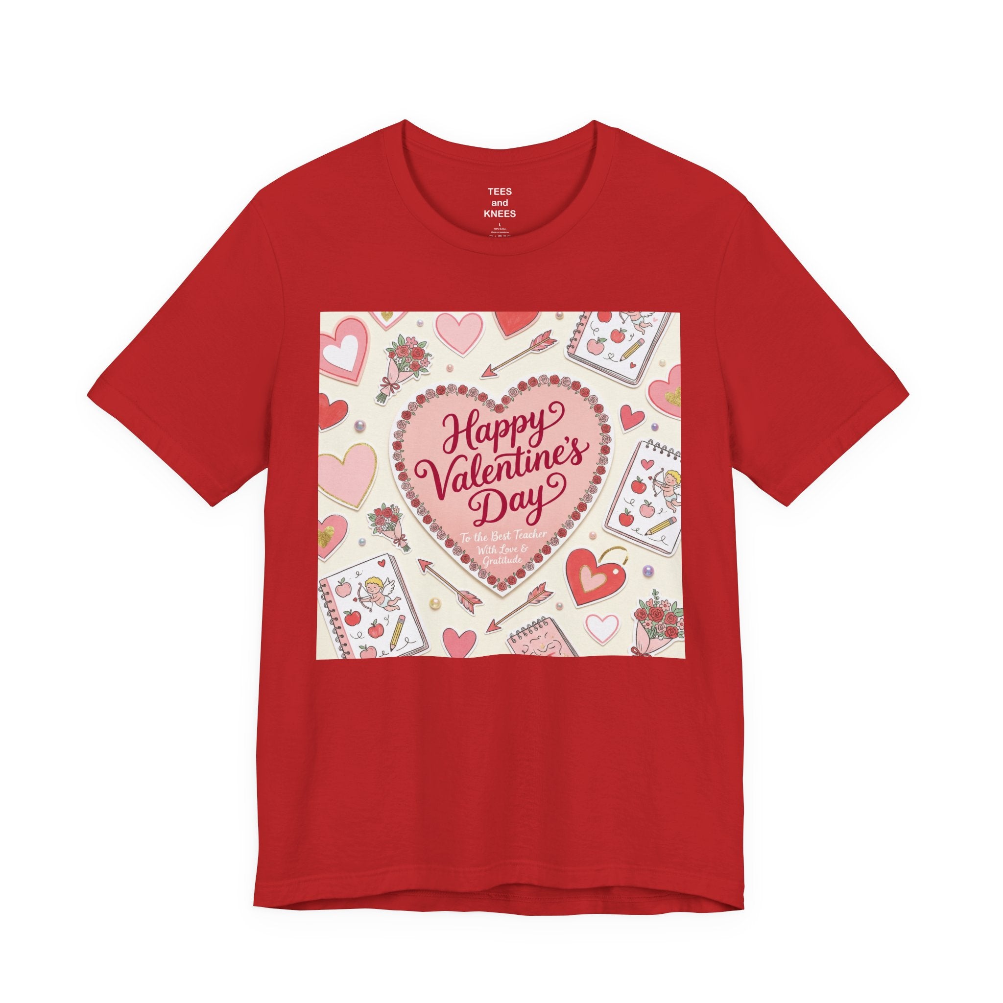 Floral Folk Heart Tee | Heart Floral T-Shirt, Vintage Folk Art