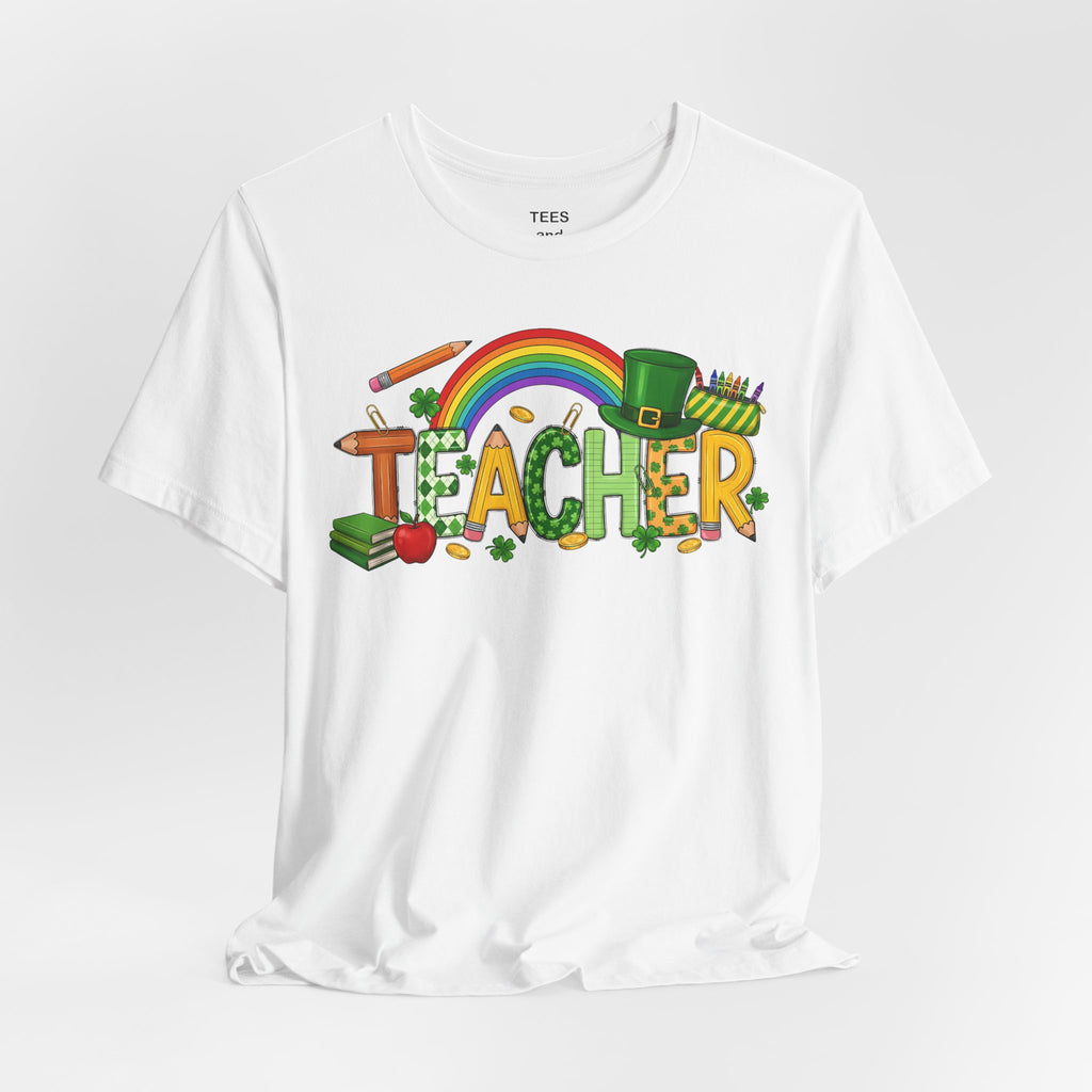 One Lucky Teacher T-Shirt | St. Patrick's Day Teacher Tee