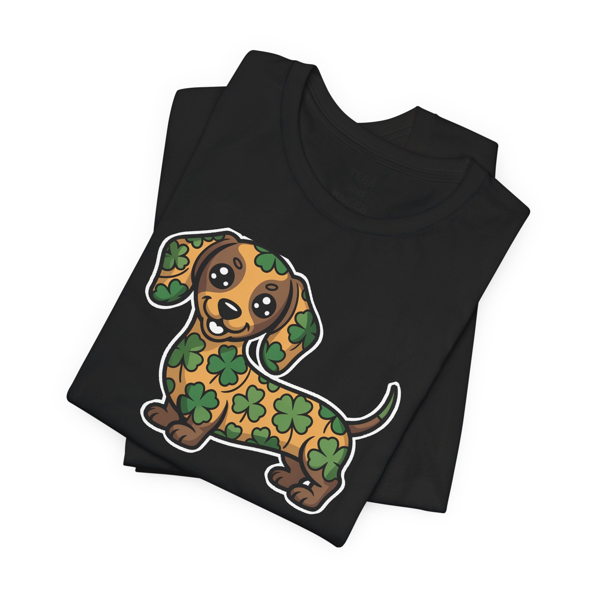 Lucky Dachshund St Patricks Day Shamrock Irish Dog Lover T-Shirt