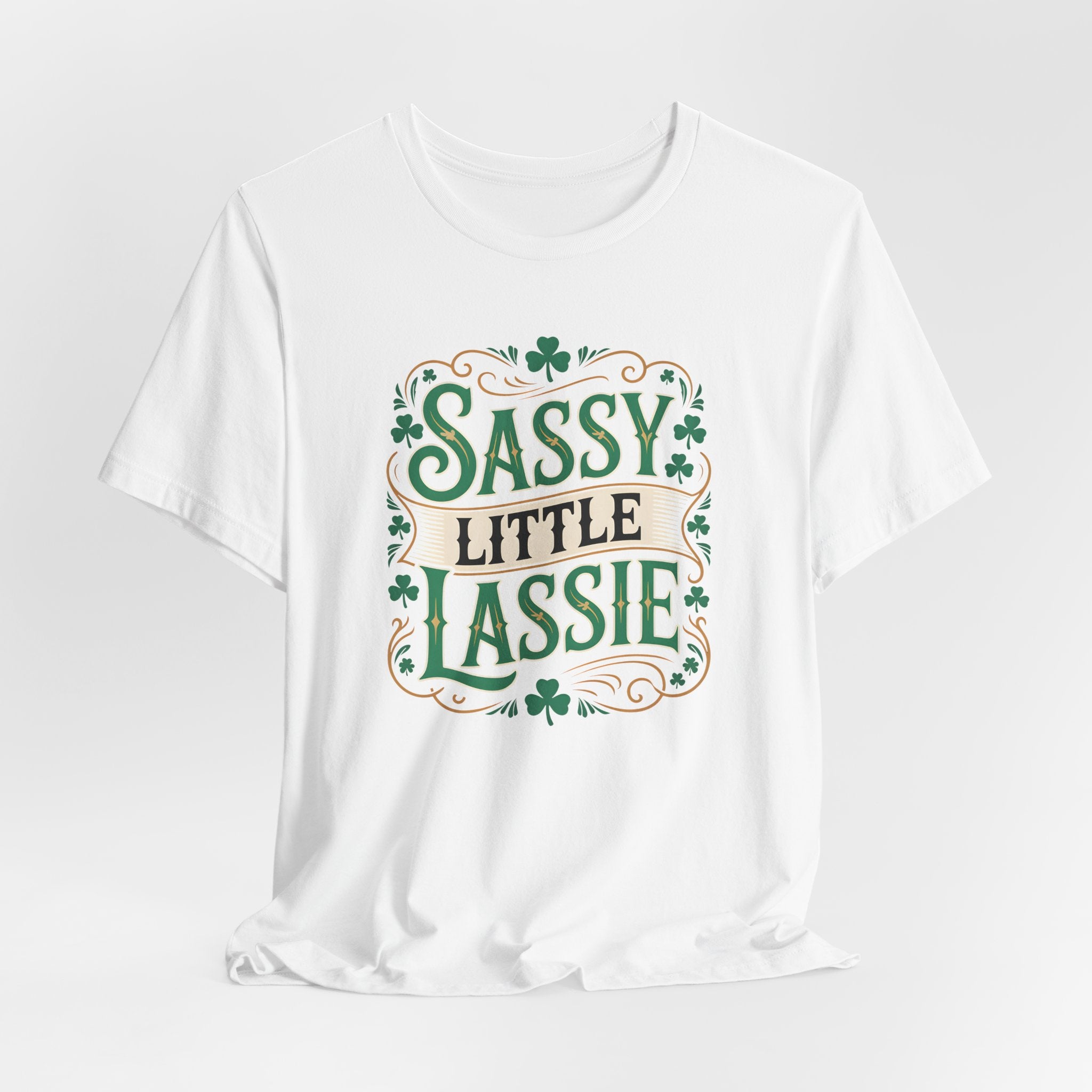 Sassy Little Lassie T-Shirt — St. Patrick’s Day Shamrock Tee
