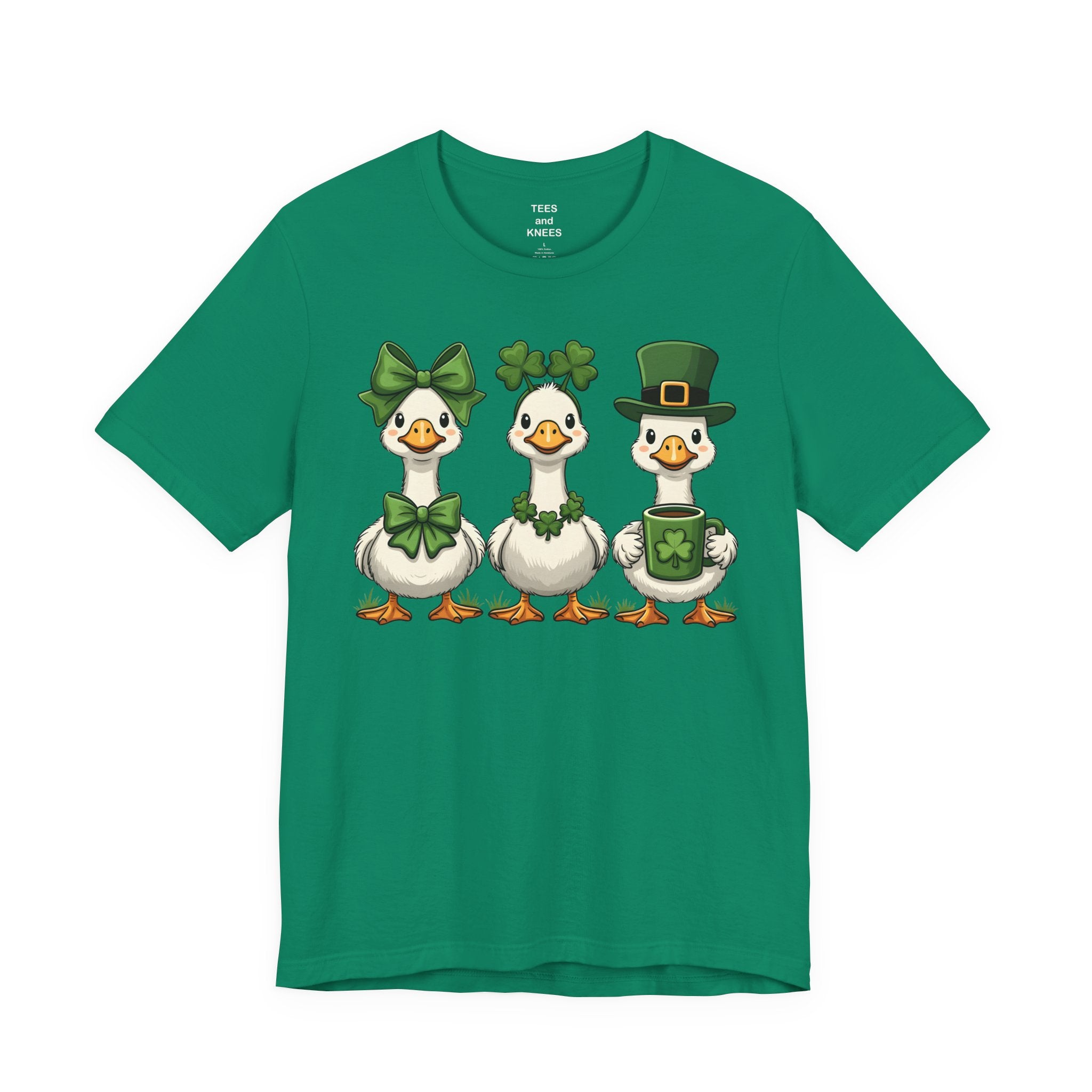 St. Patrick's Day Duck Trio T-Shirt | Lucky Ducks Tee