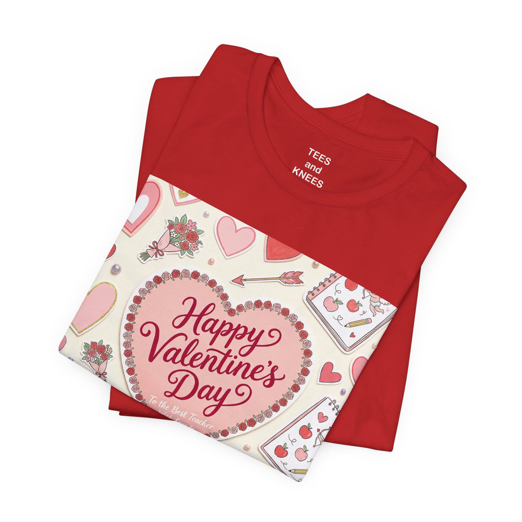 Floral Folk Heart Tee | Heart Floral T-Shirt, Vintage Folk Art