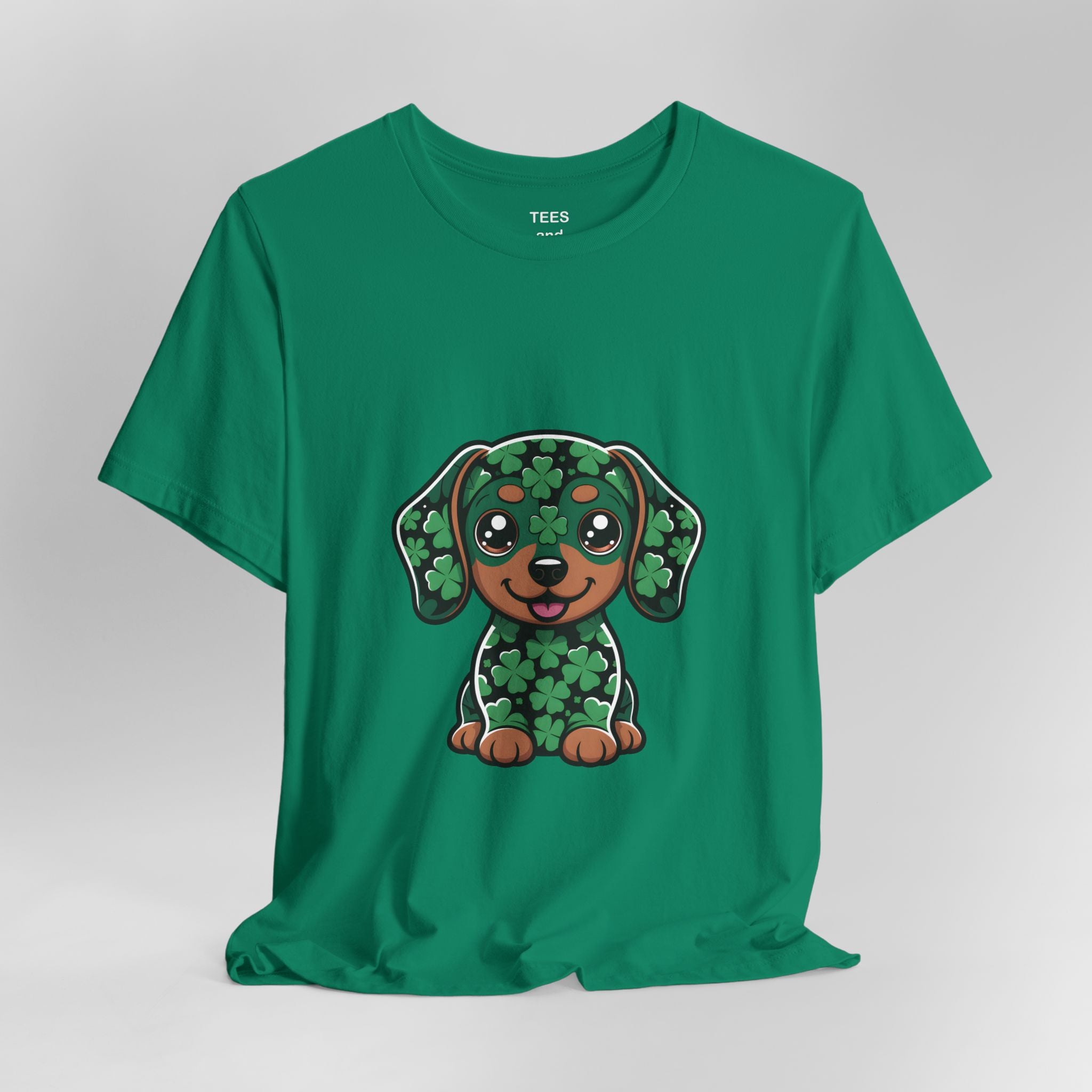 Clover Puppy Tee | St. Patrick's Day Lucky Dog Shirt