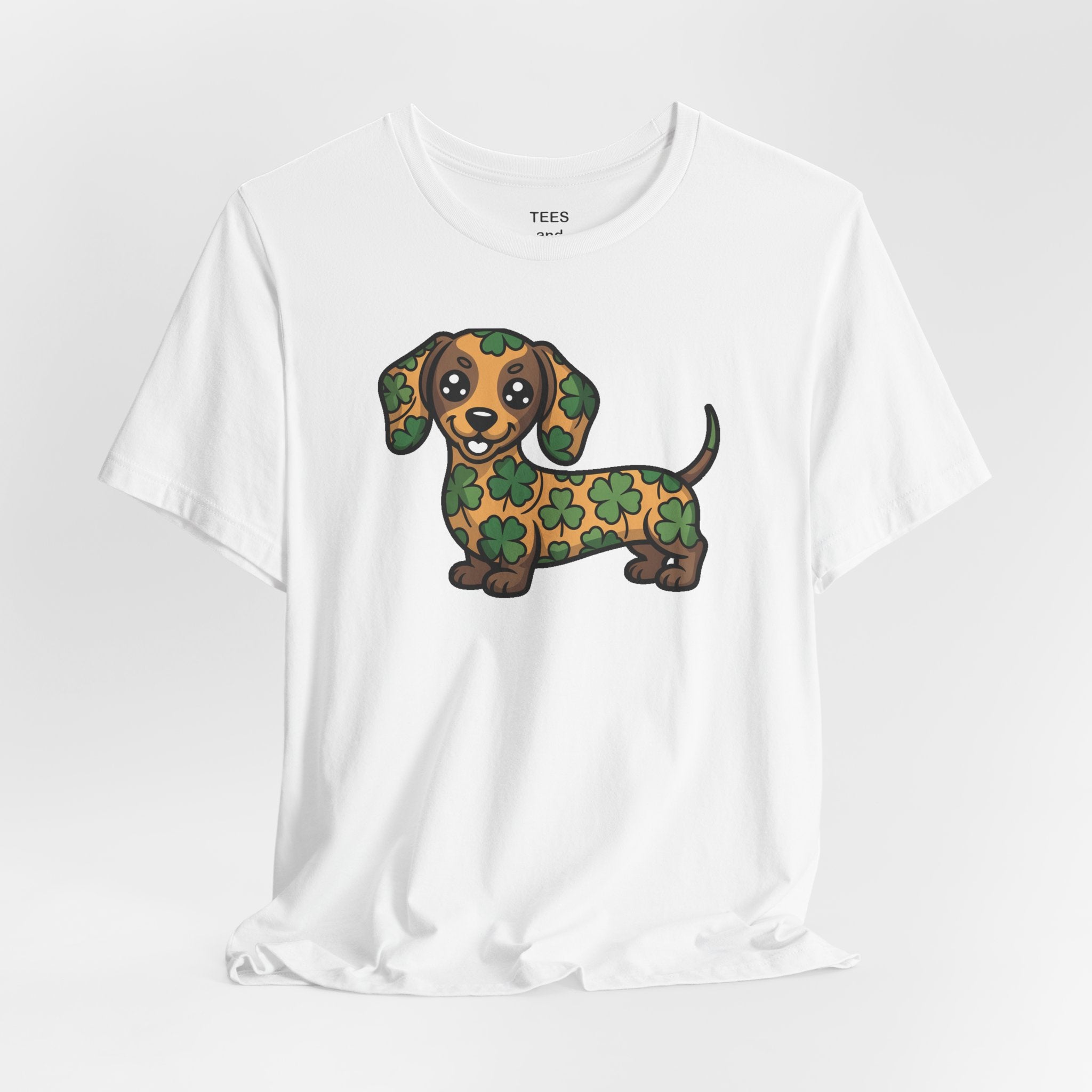 Lucky Dachshund St Patricks Day Shamrock Irish Dog Lover T-Shirt