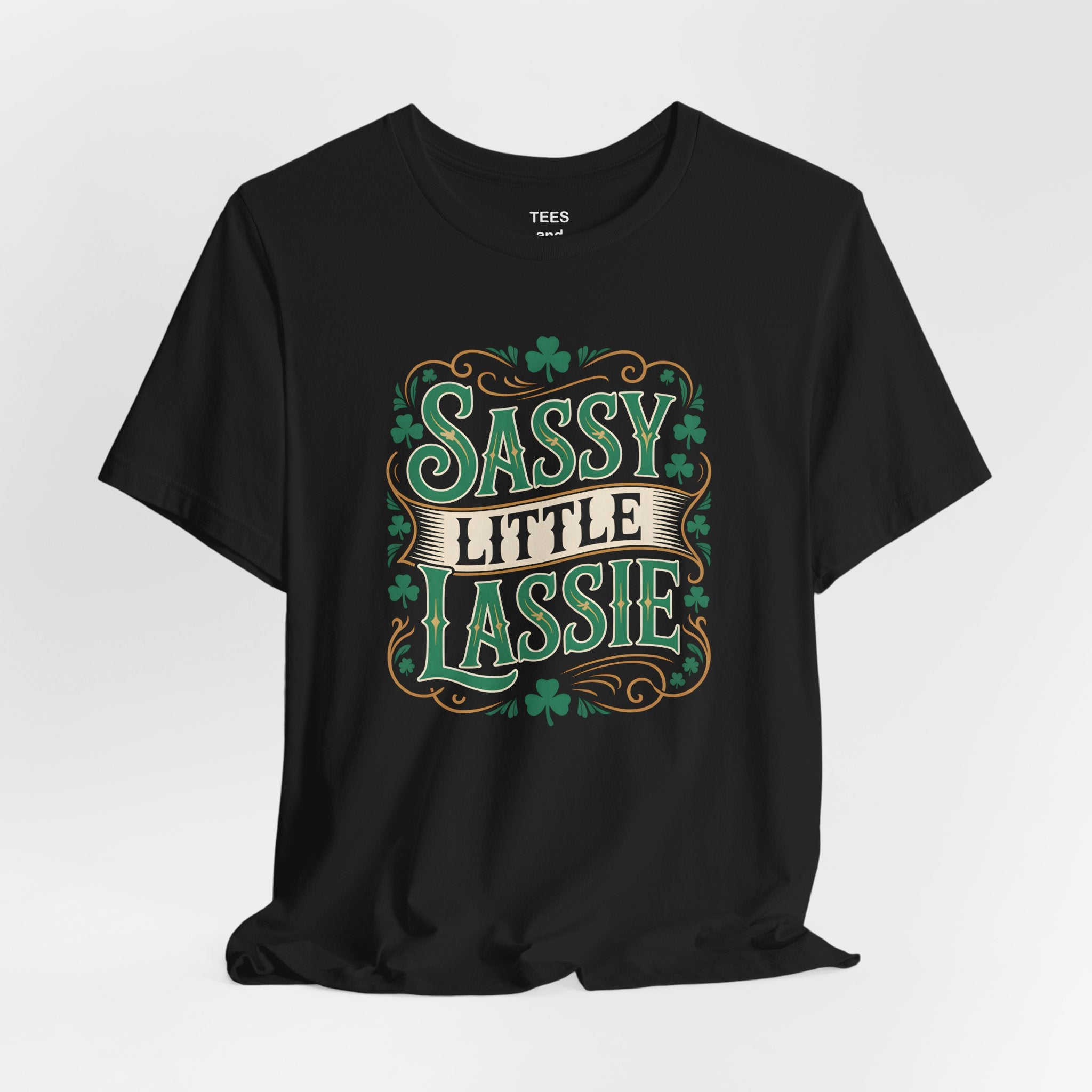 Sassy Little Lassie T-Shirt — St. Patrick’s Day Shamrock Tee