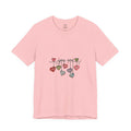 Watercolor Heart Doodle Tee | Heart Pattern T-Shirt, Valentine Shirt
