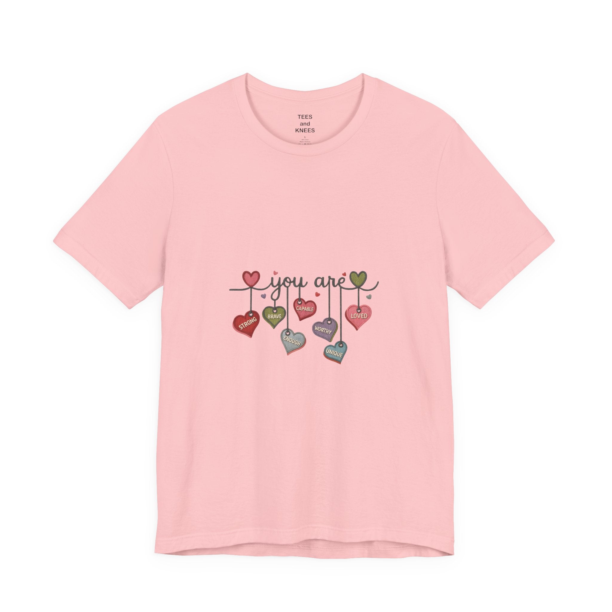 Watercolor Heart Doodle Tee | Heart Pattern T-Shirt, Valentine Shirt