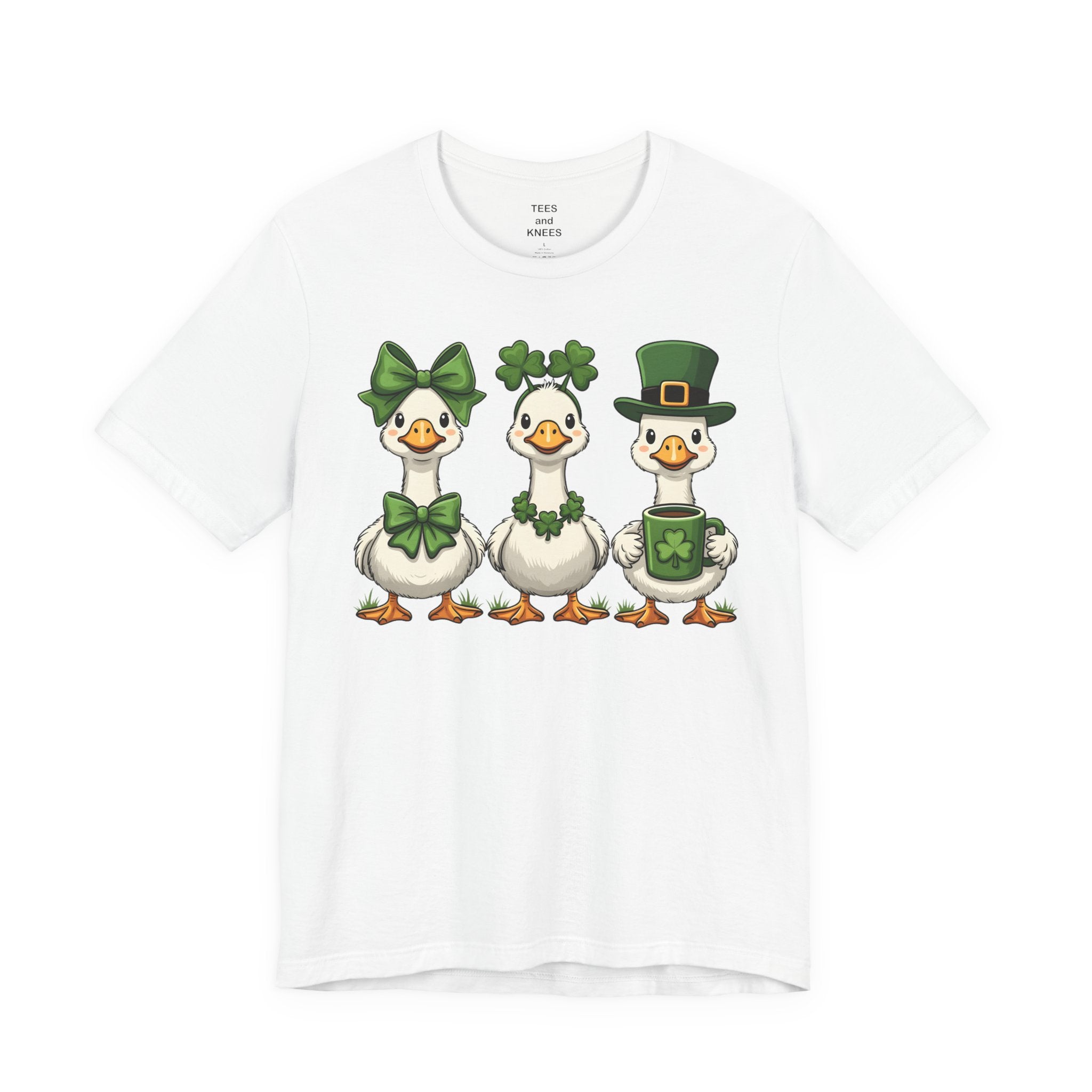 St. Patrick's Day Duck Trio T-Shirt | Lucky Ducks Tee