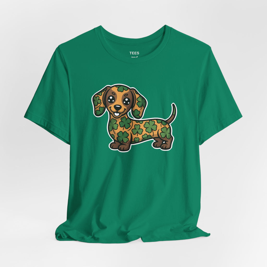Clover Puppy Tee | St. Patrick's Day Lucky Dog Shirt